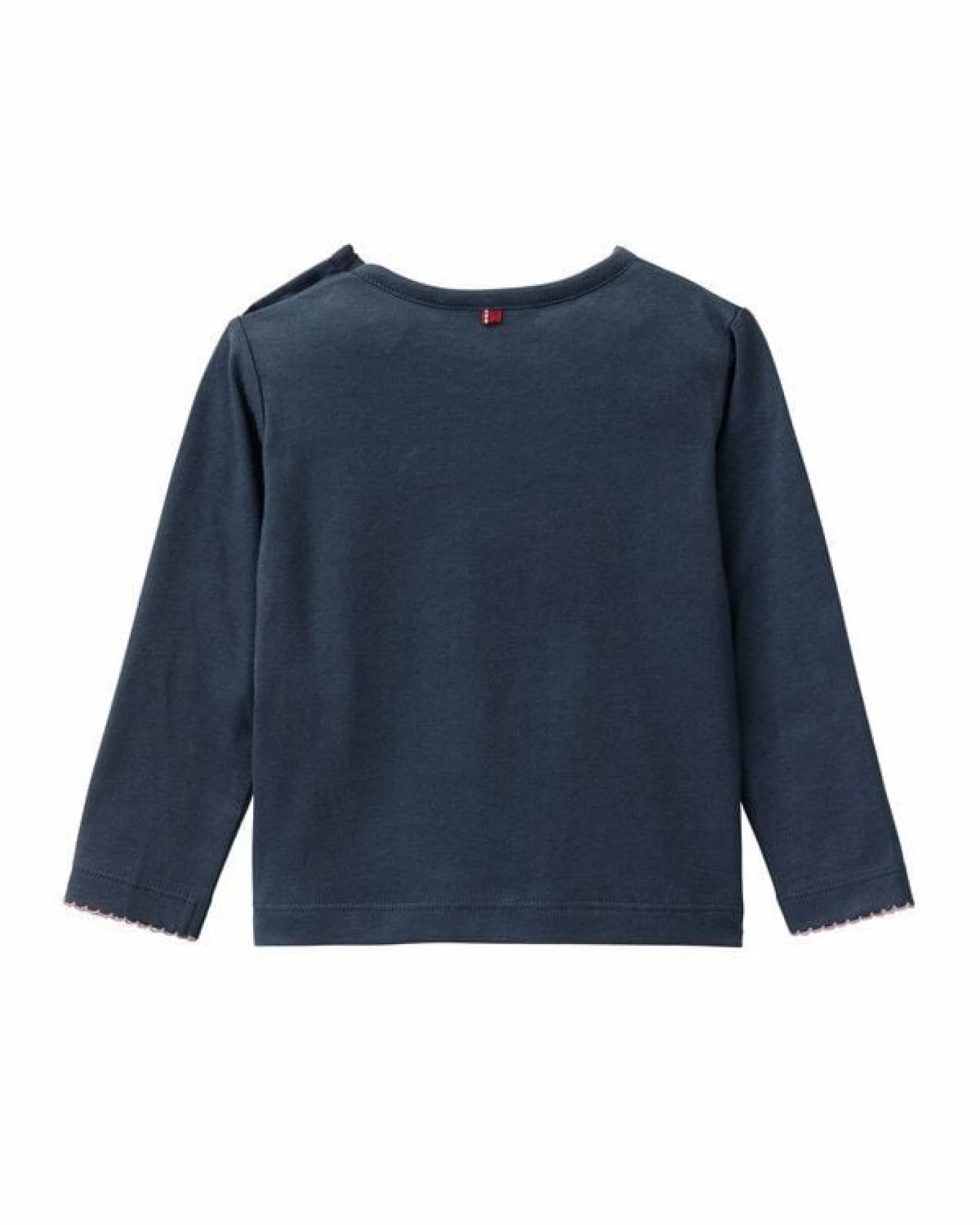 People Wear Organic Langarm Shirt, blau, "Regenborgen", Bio-Baumwolle – Ansicht 3