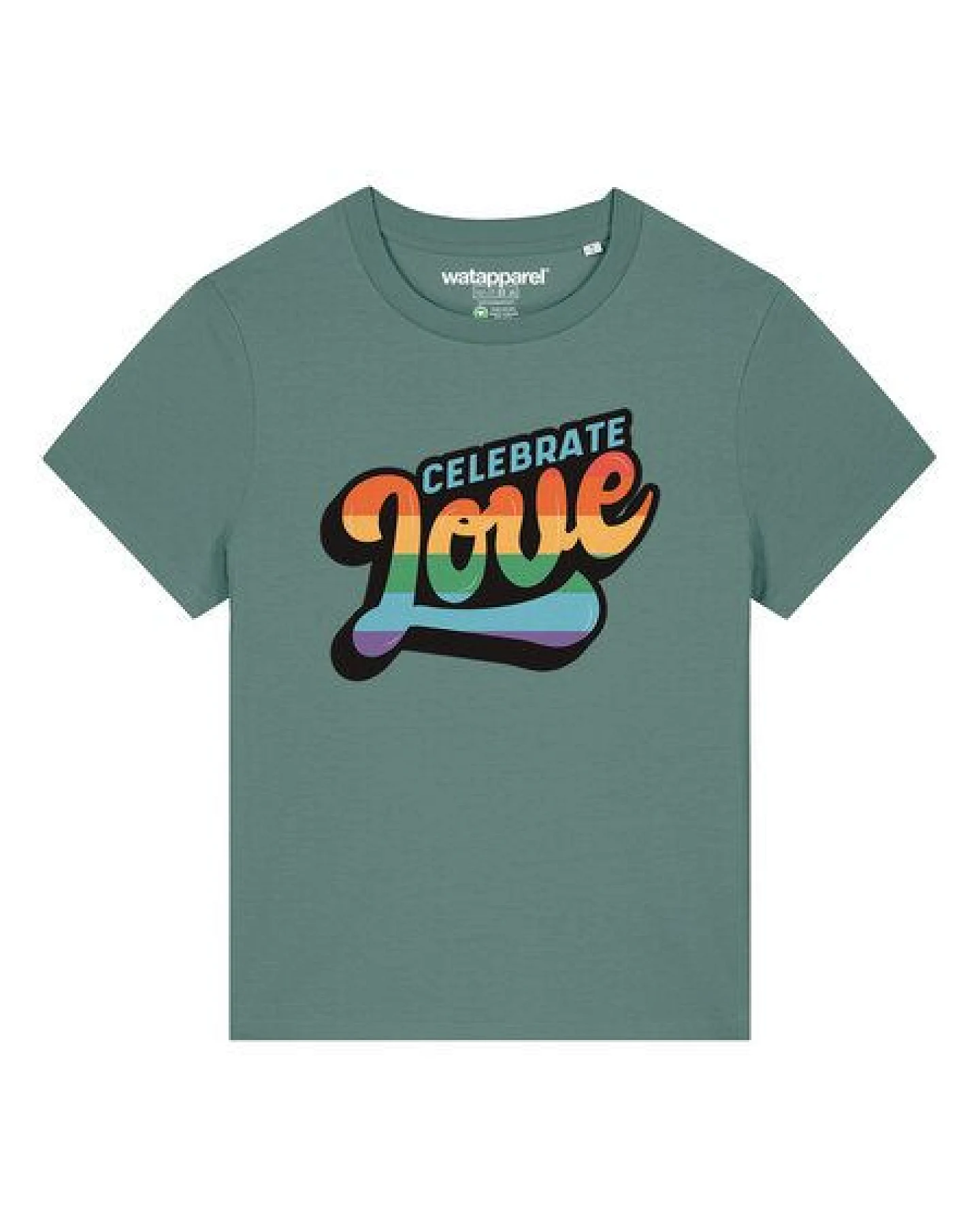 watapparel T-Shirt Frauen Celebrate Love – Ansicht 2