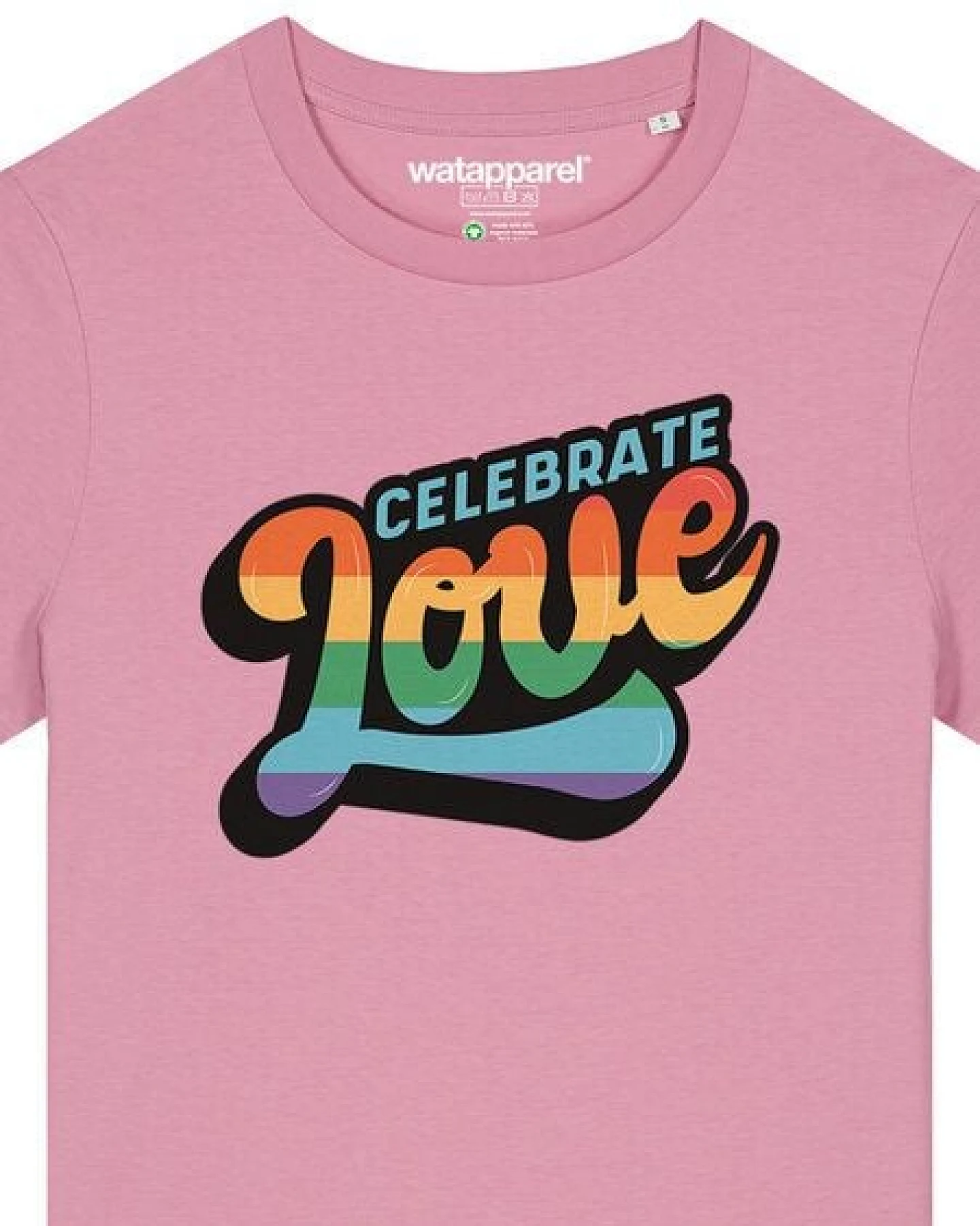 watapparel T-Shirt Frauen Celebrate Love – Ansicht 3