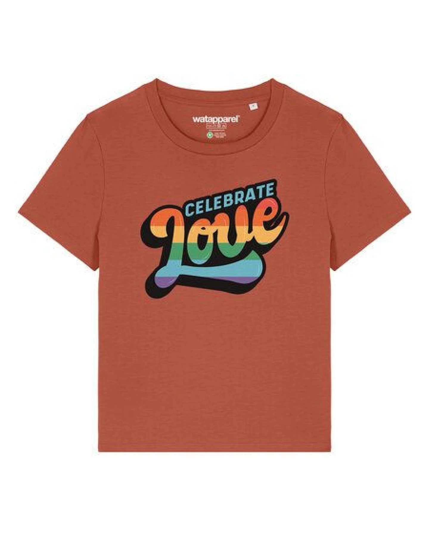 watapparel T-Shirt Frauen Celebrate Love – Ansicht 2