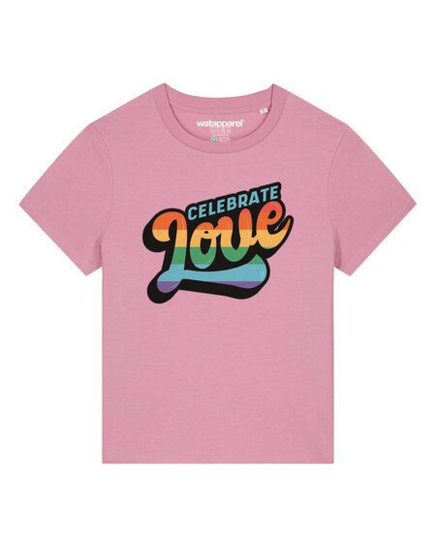 watapparel T-Shirt Frauen Celebrate Love – Ansicht 2