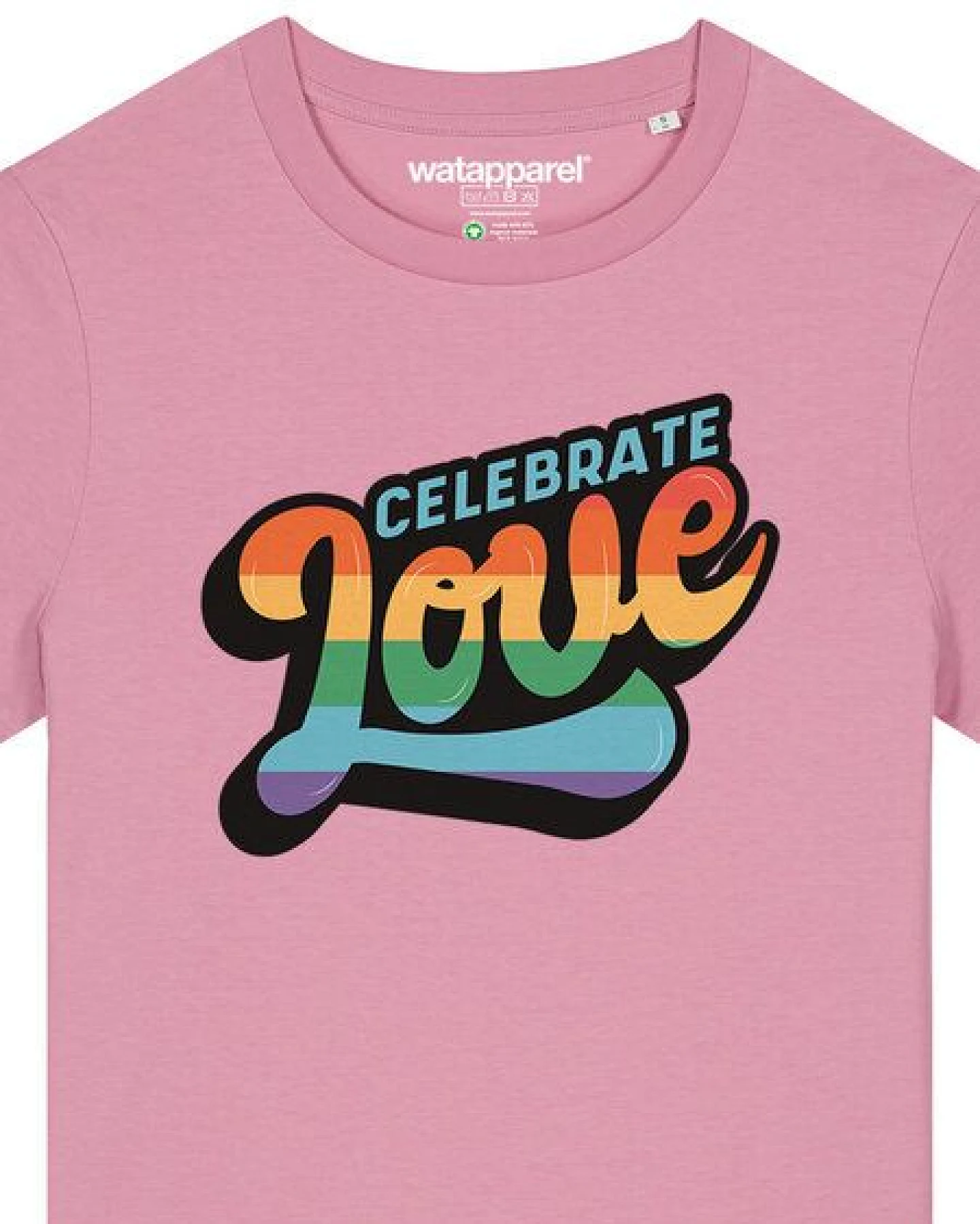 watapparel T-Shirt Frauen Celebrate Love – Ansicht 3