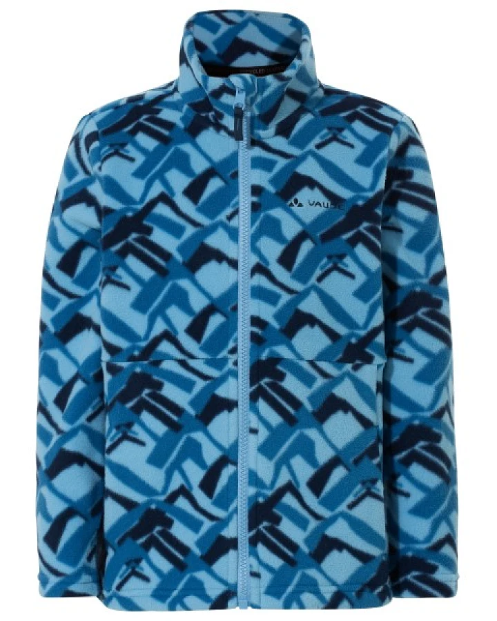 Vaude - Kid's Pulex All-over-Print Jacket - Fleecejacke Gr 92 blau