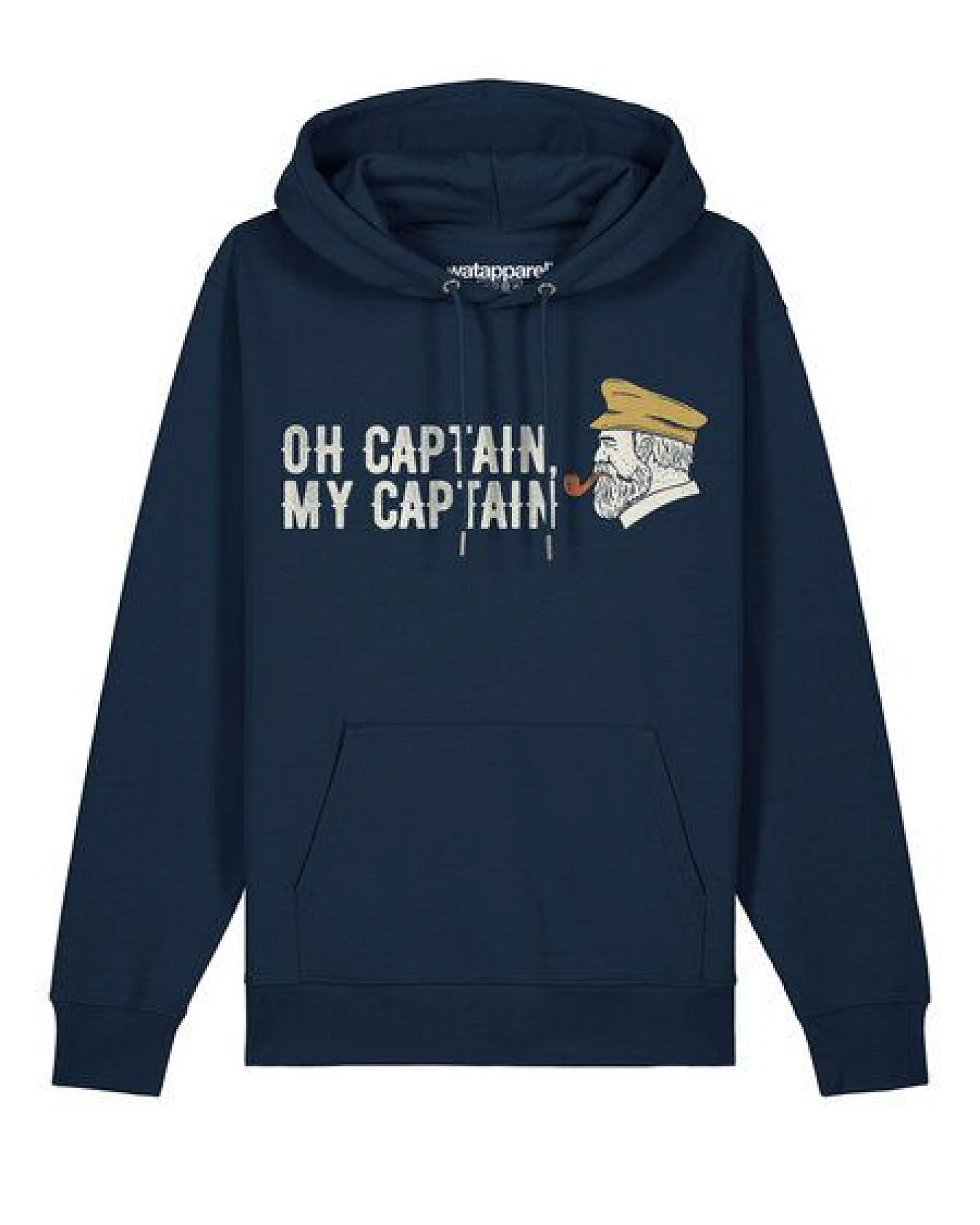 watapparel Hoodie Unisex Oh captain my captain – Ansicht 2