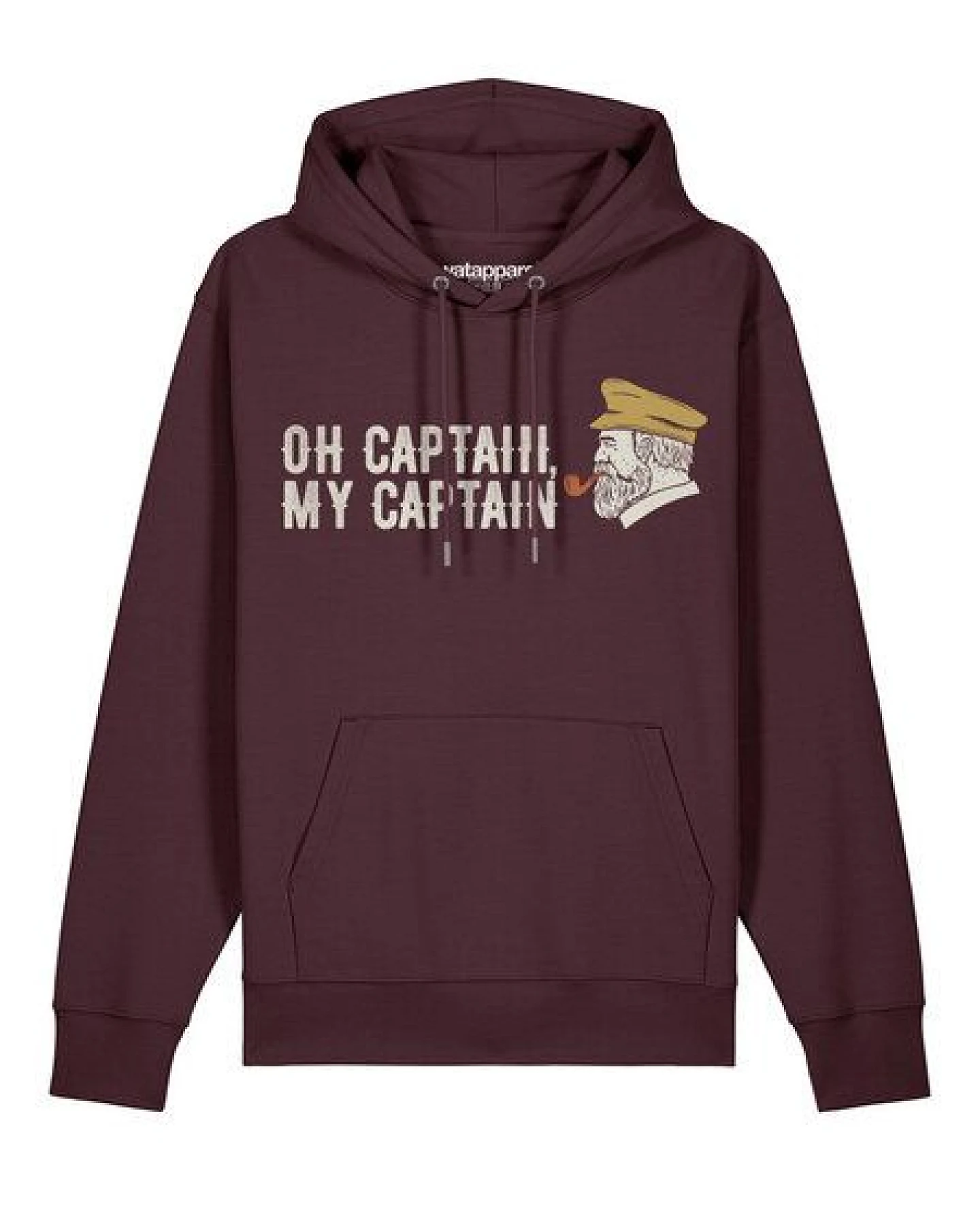 watapparel Hoodie Unisex Oh captain my captain – Ansicht 2