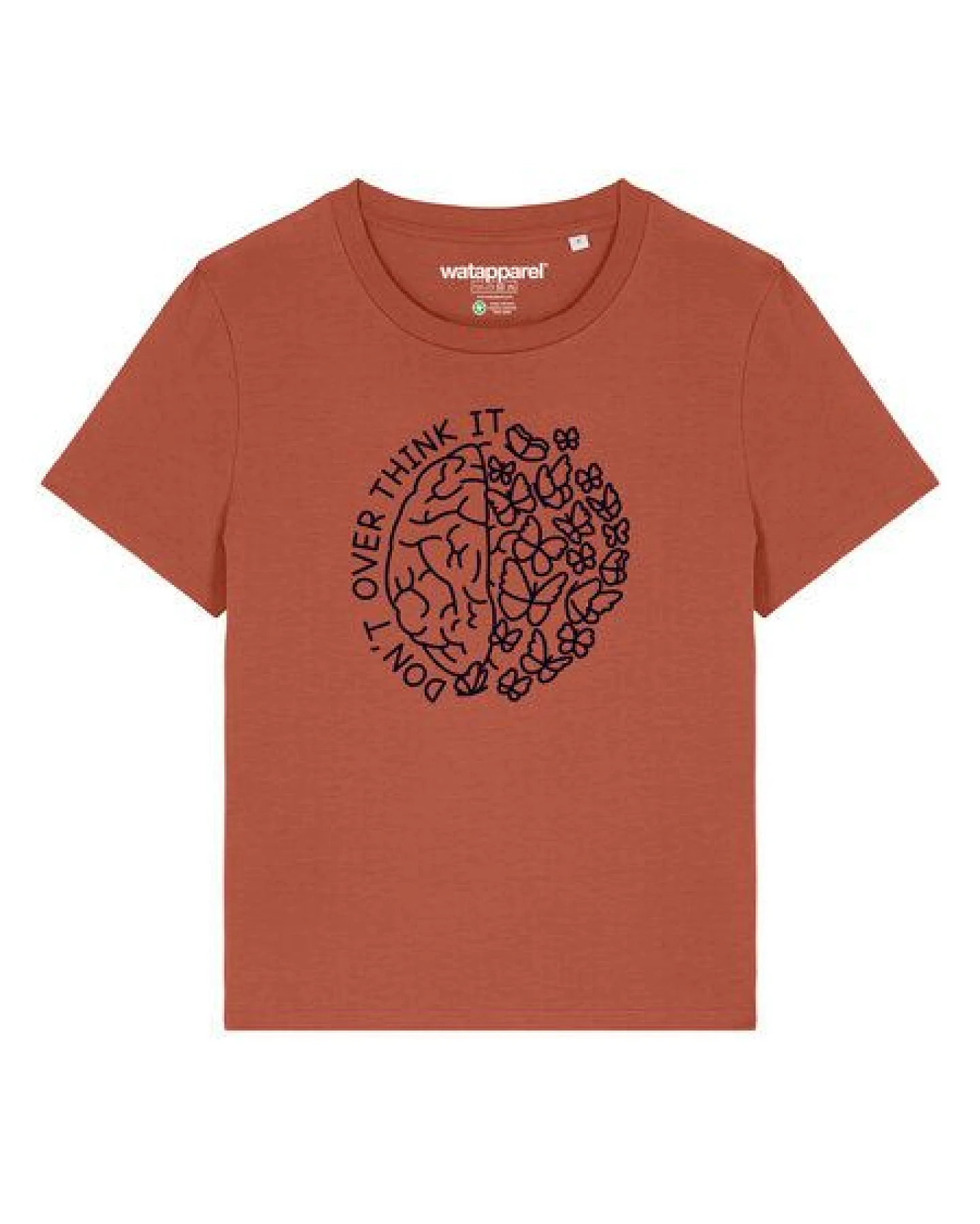 watapparel T-Shirt Frauen Don't overthink it – Ansicht 2
