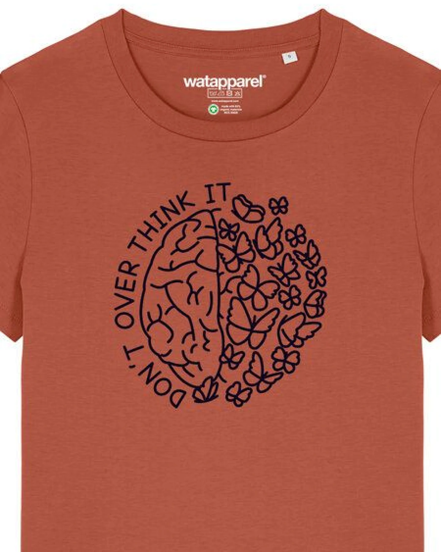 watapparel T-Shirt Frauen Don't overthink it – Ansicht 3