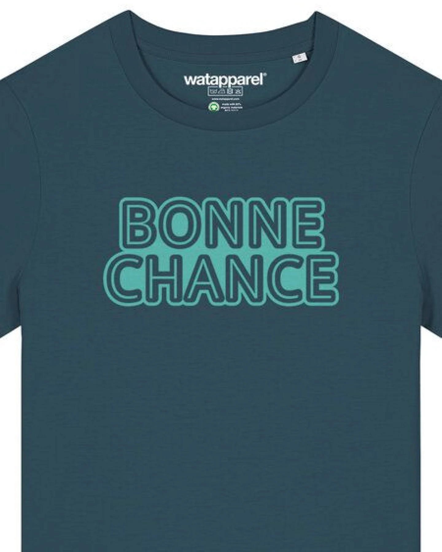 watapparel T-Shirt Frauen Bonne Chance – Ansicht 3