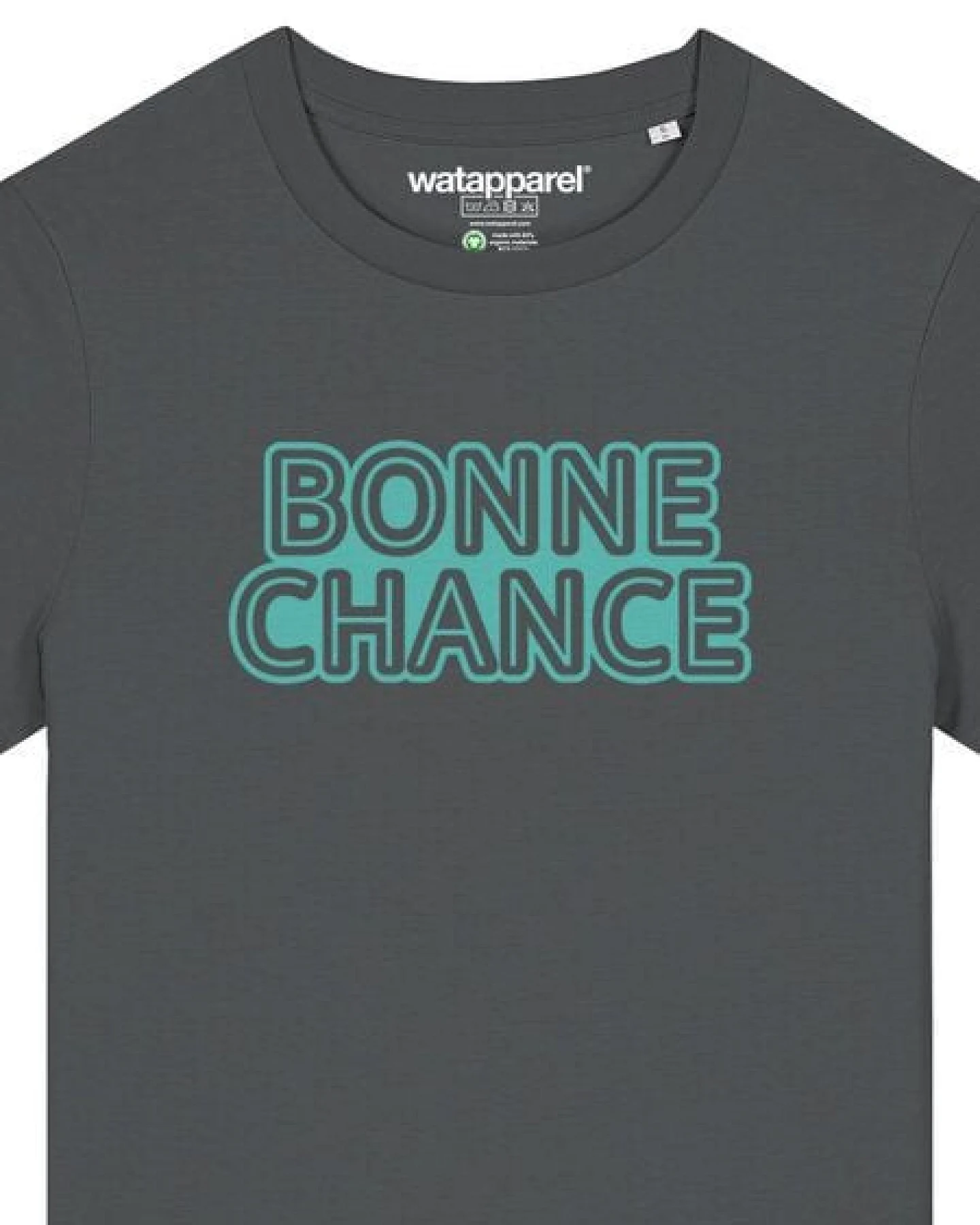watapparel T-Shirt Frauen Bonne Chance – Ansicht 3