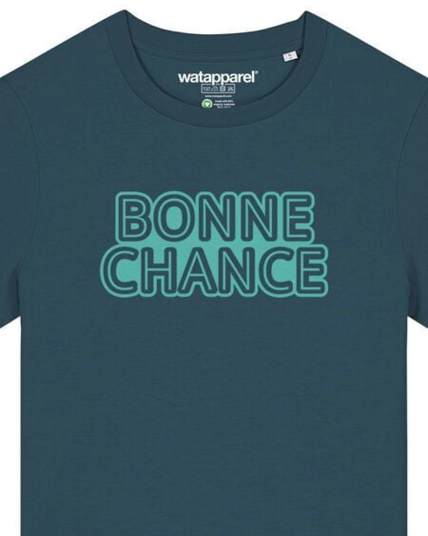 watapparel T-Shirt Frauen Bonne Chance – Ansicht 3