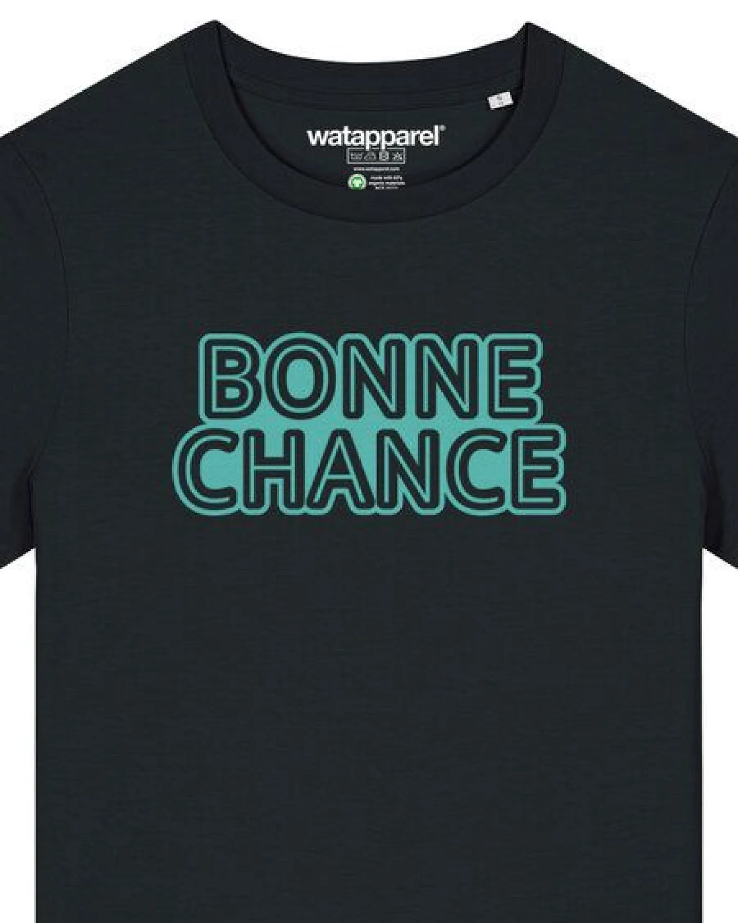 watapparel T-Shirt Frauen Bonne Chance – Ansicht 3