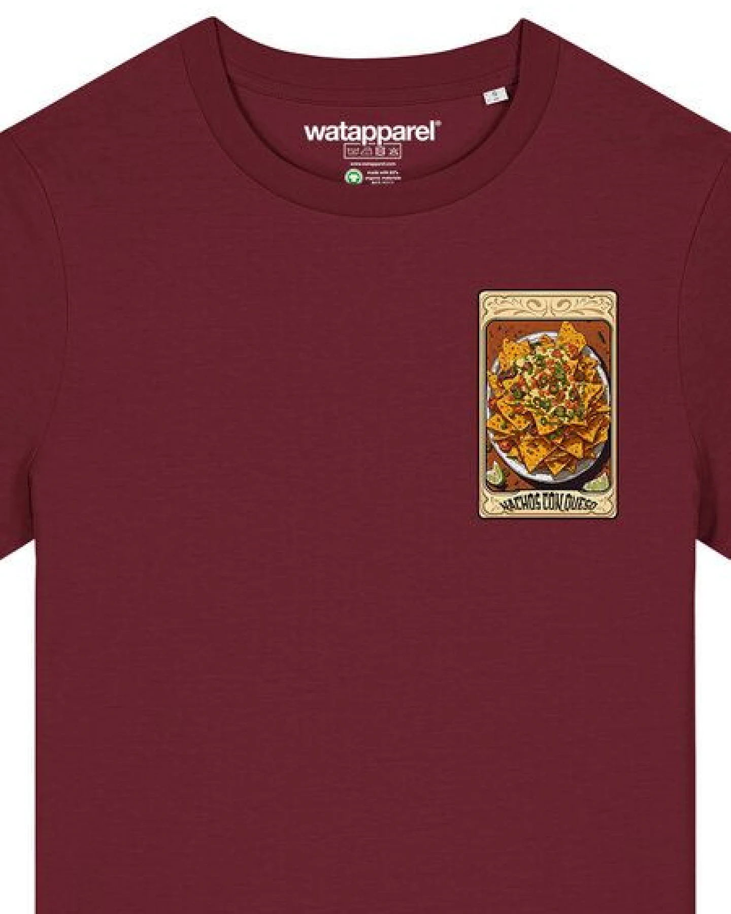 watapparel T-Shirt Frauen Tarot Nachos – Ansicht 3