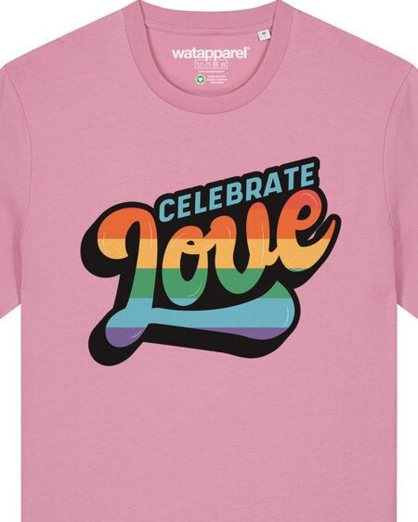 watapparel T-Shirt Unisex Celebrate Love – Ansicht 3