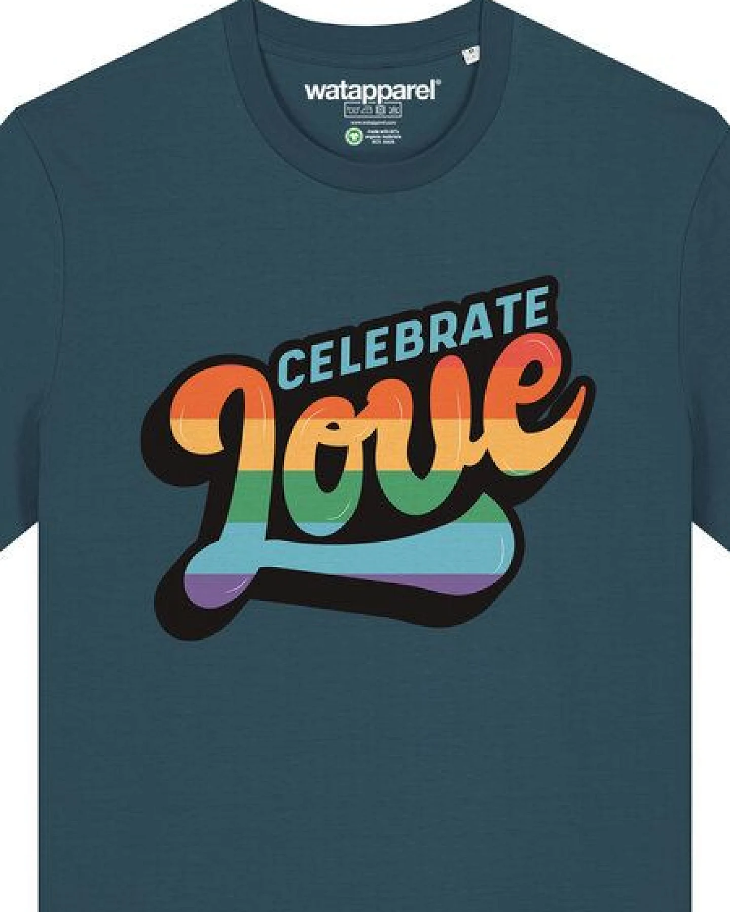 watapparel T-Shirt Unisex Celebrate Love – Ansicht 3
