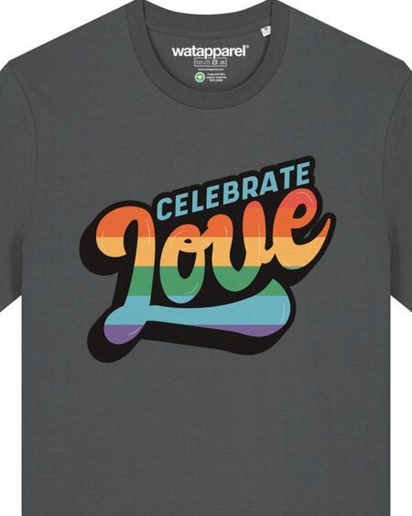 watapparel T-Shirt Unisex Celebrate Love – Ansicht 3