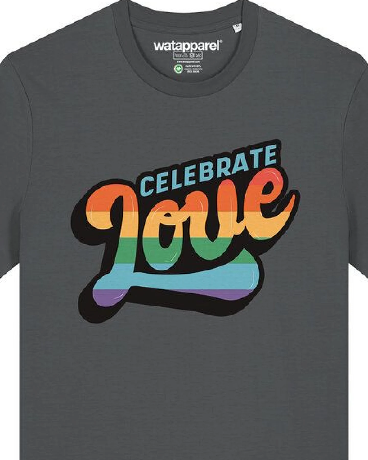 watapparel T-Shirt Unisex Celebrate Love – Ansicht 3