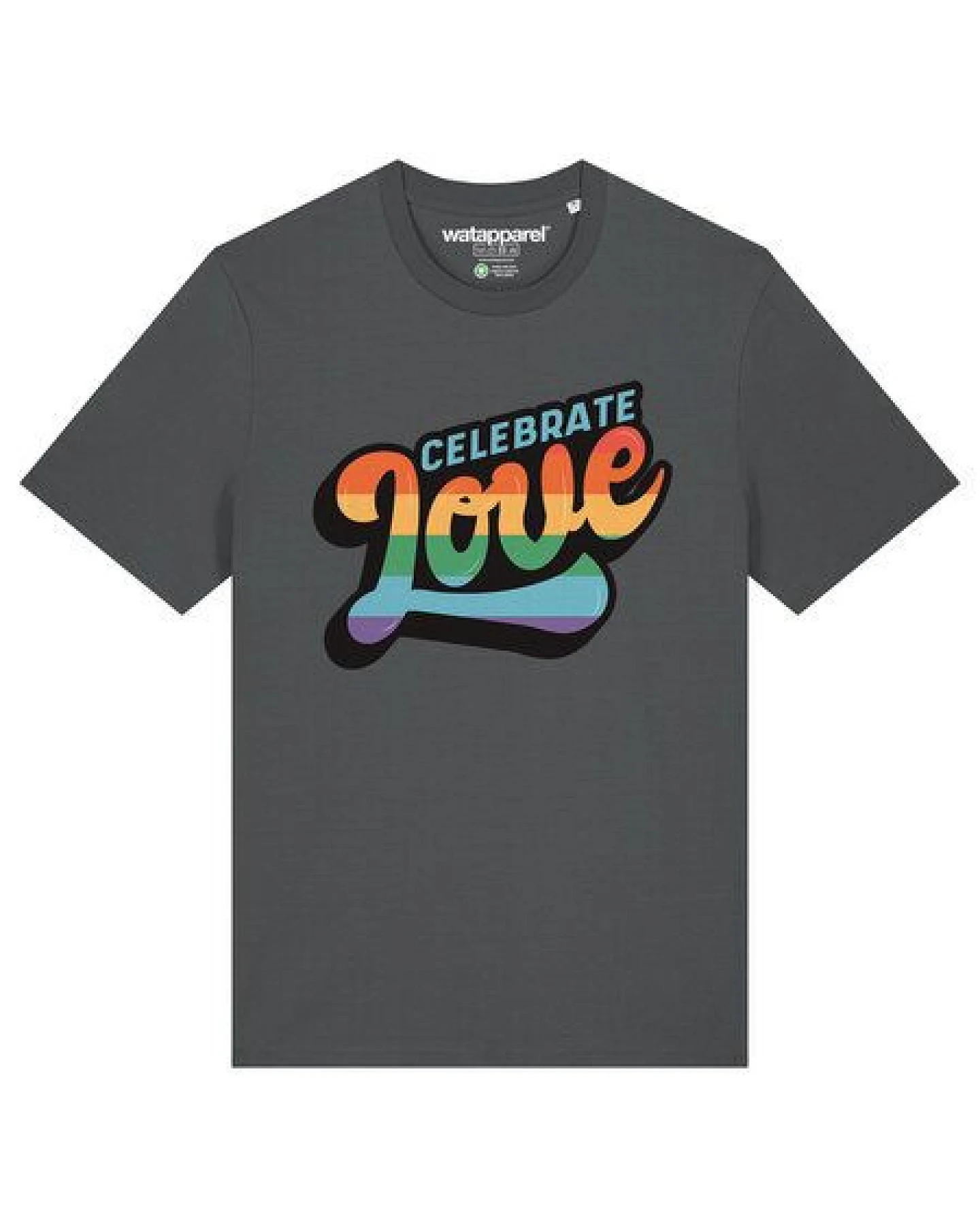 watapparel T-Shirt Unisex Celebrate Love – Ansicht 2