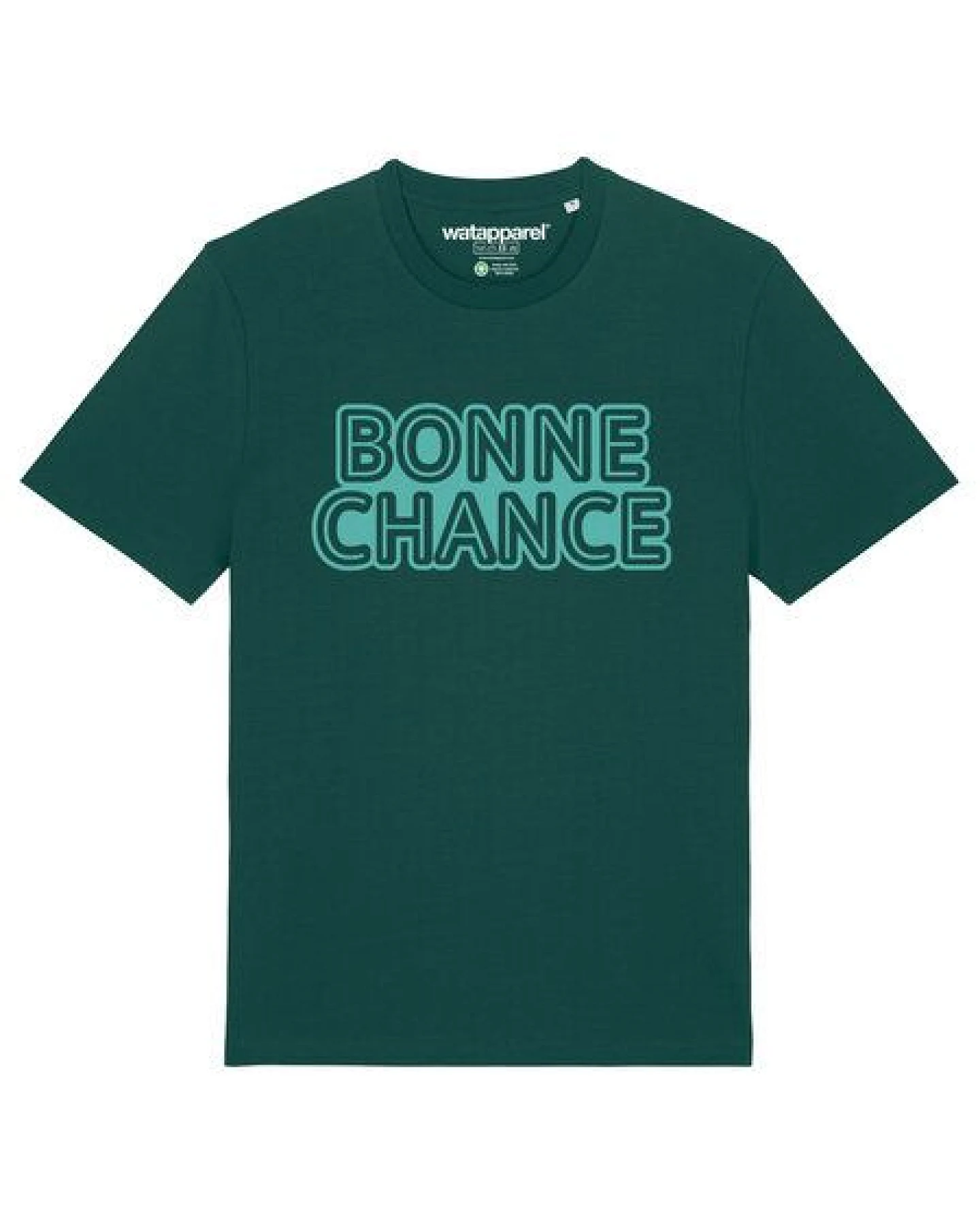 watapparel T-Shirt Unisex Bonne Chance – Ansicht 2