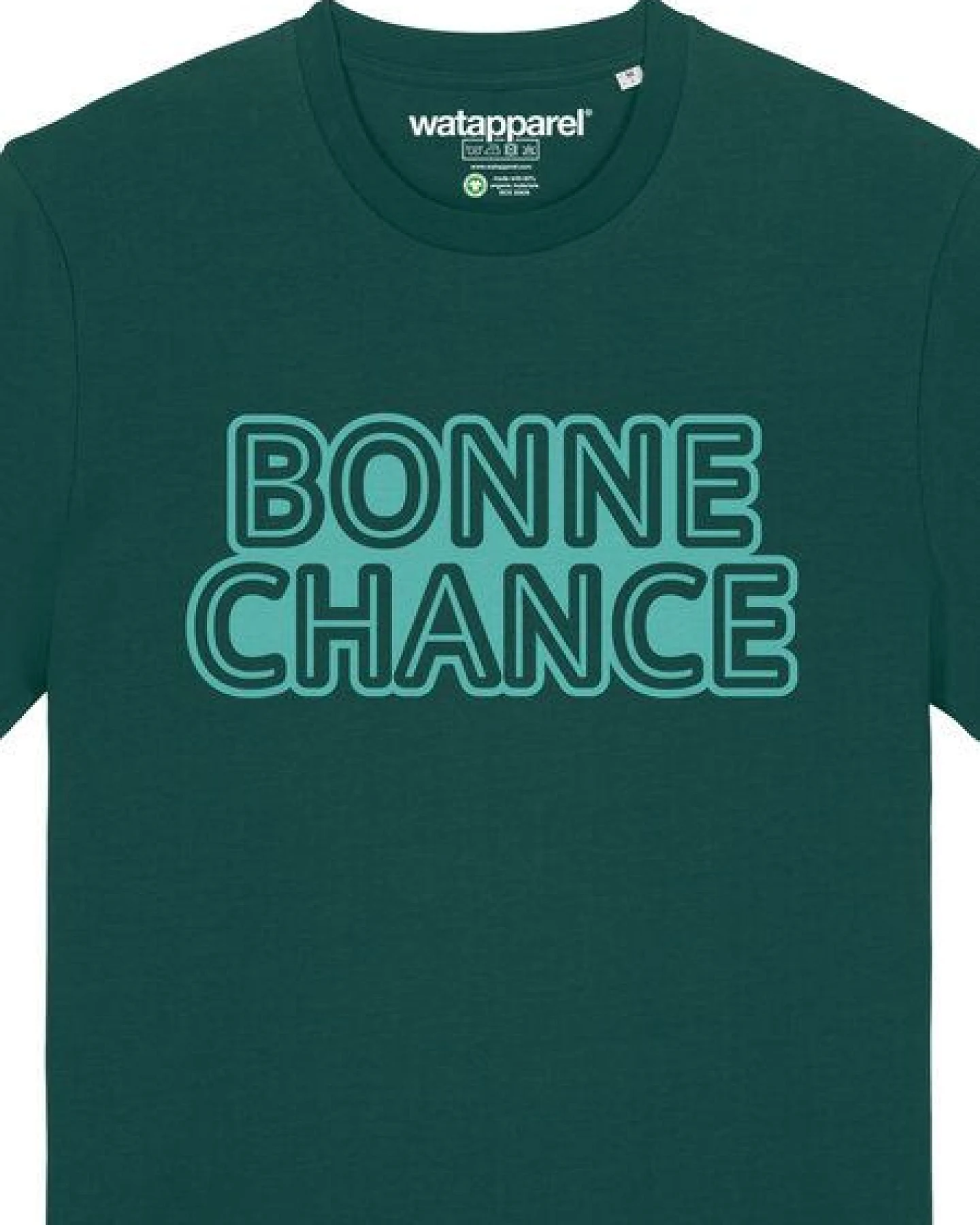 watapparel T-Shirt Unisex Bonne Chance – Ansicht 3