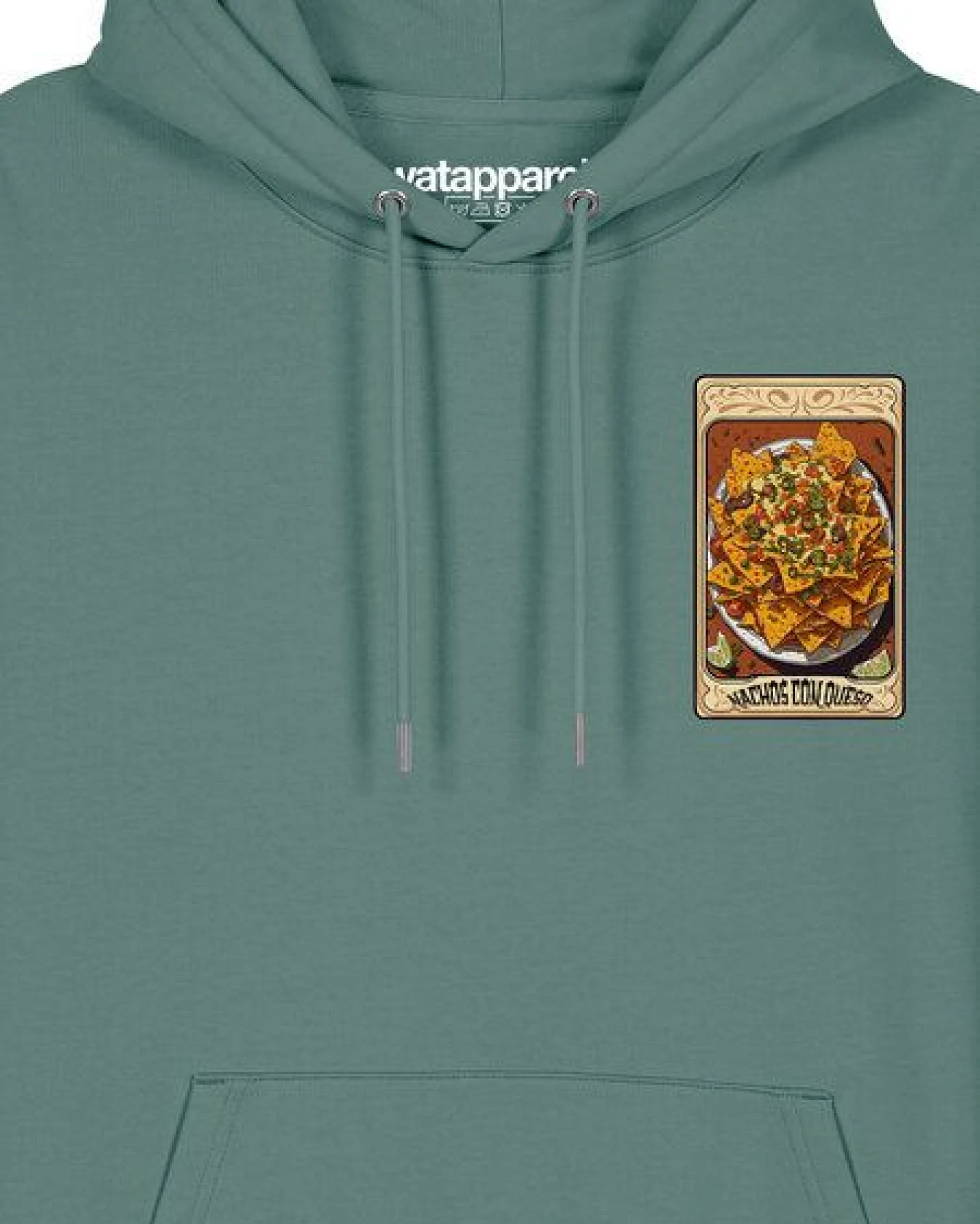 watapparel Hoodie Unisex Tarot Nachos – Ansicht 3