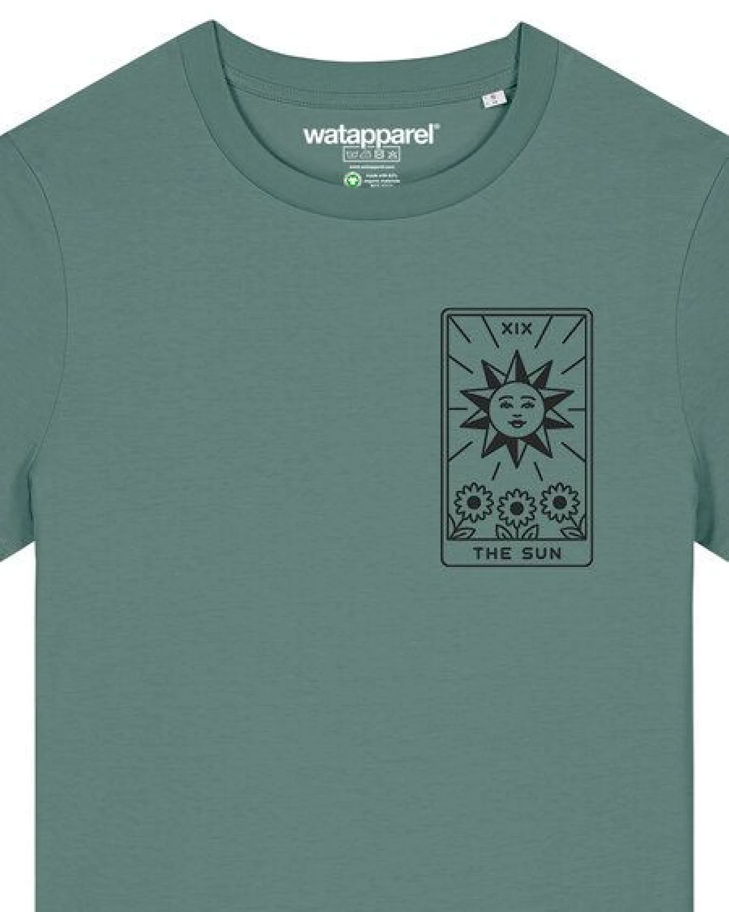 watapparel T-Shirt Frauen Tarot The Sun – Ansicht 3