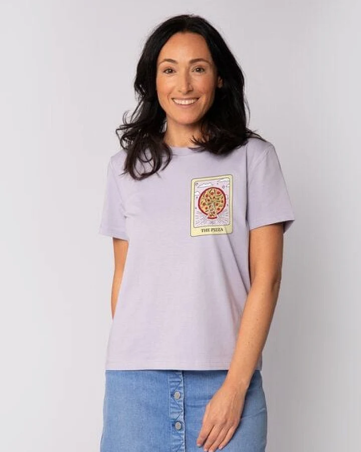 watapparel T-Shirt Frauen Tarot The Pizza