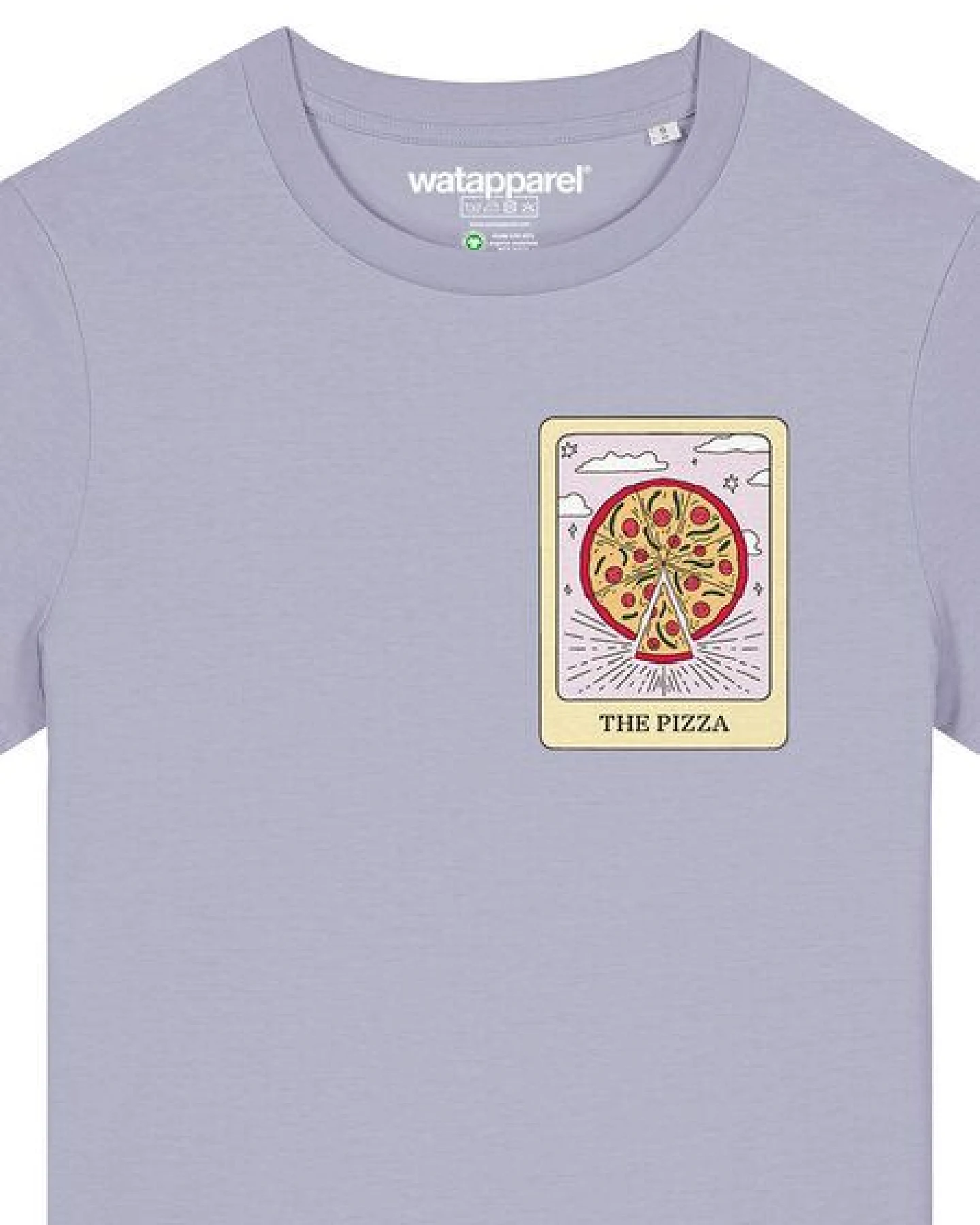 watapparel T-Shirt Frauen Tarot The Pizza – Ansicht 3