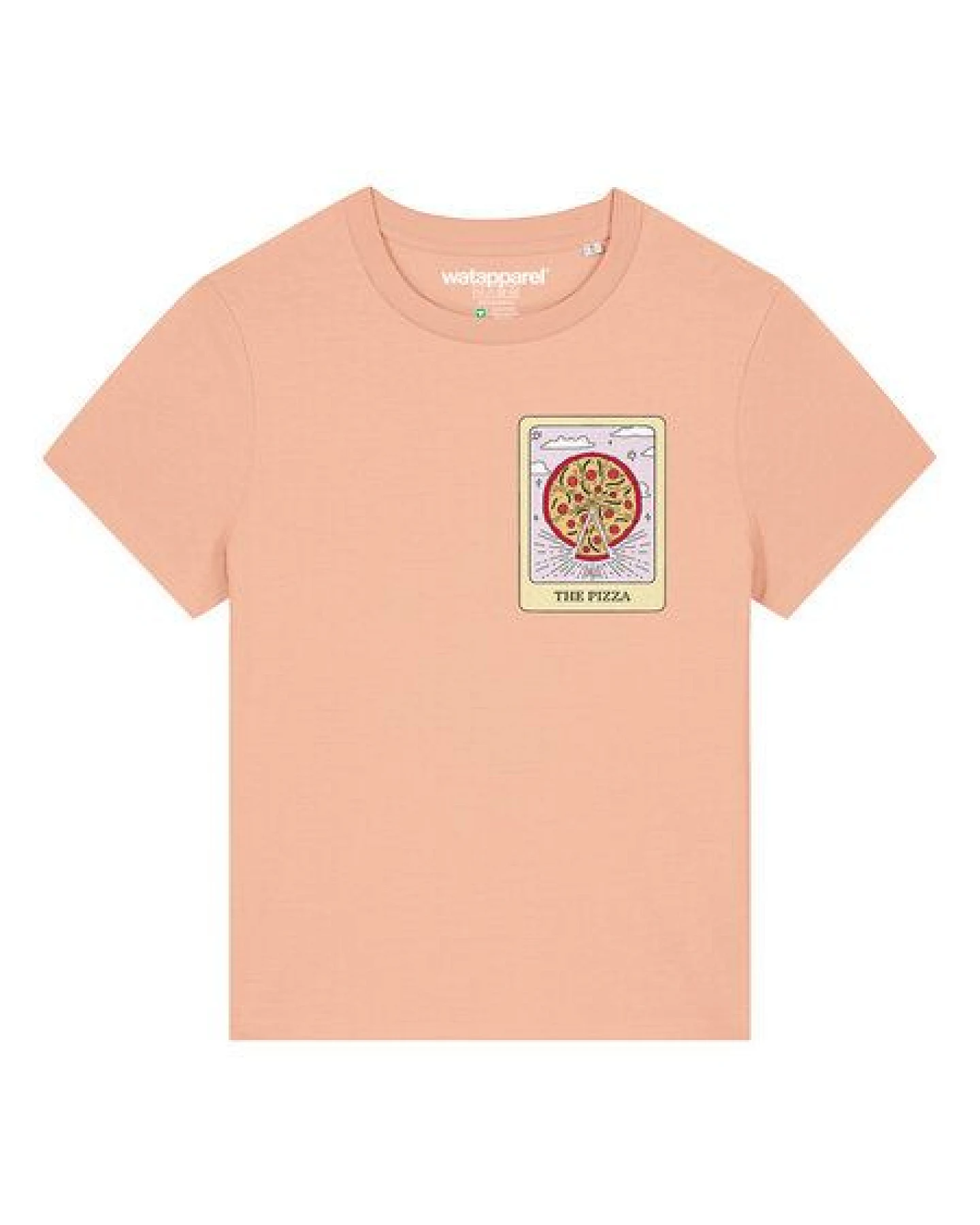 watapparel T-Shirt Frauen Tarot The Pizza – Ansicht 2