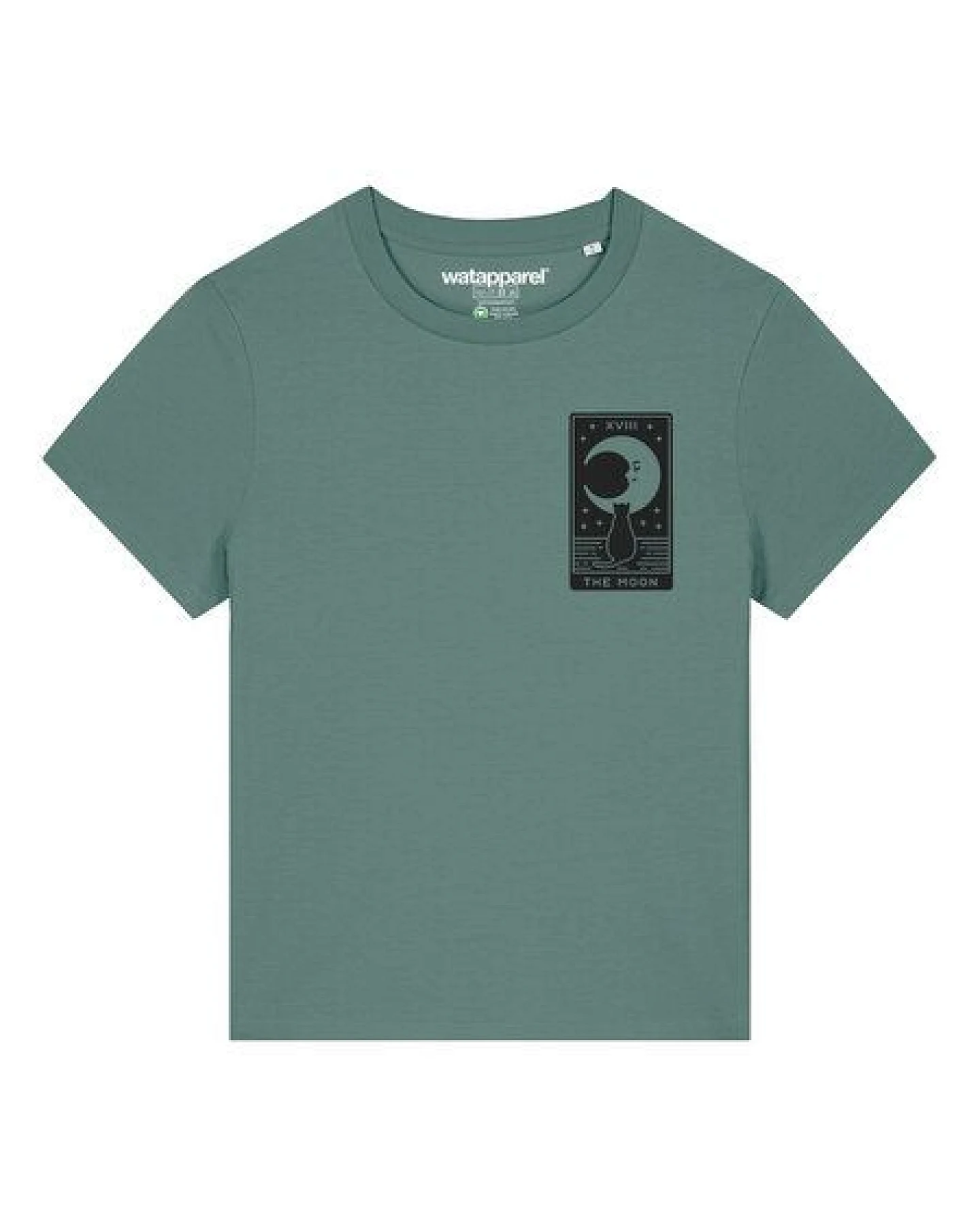watapparel T-Shirt Frauen Tarot The Moon – Ansicht 2