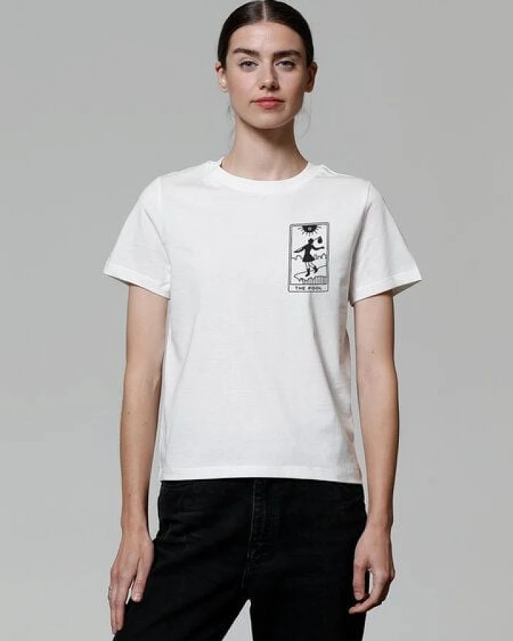 watapparel T-Shirt Frauen Tarot The Fool
