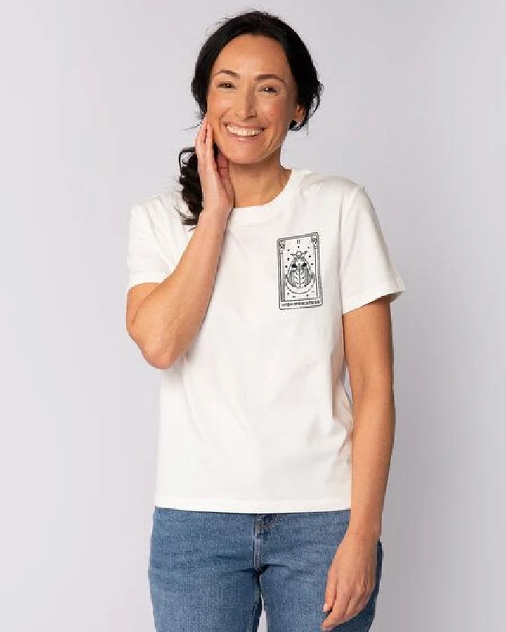 Produktseite: watapparel T-Shirt Frauen Tarot High Priestess