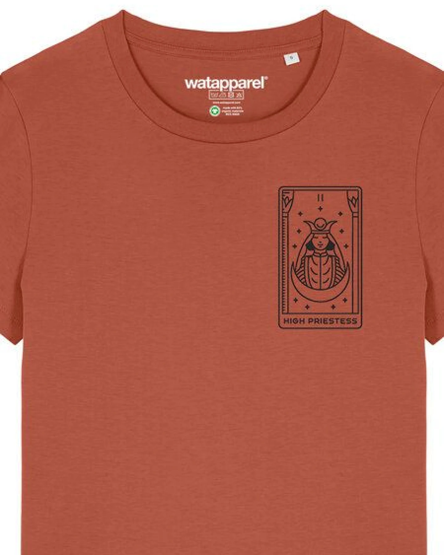 watapparel T-Shirt Frauen Tarot High Priestess – Ansicht 3