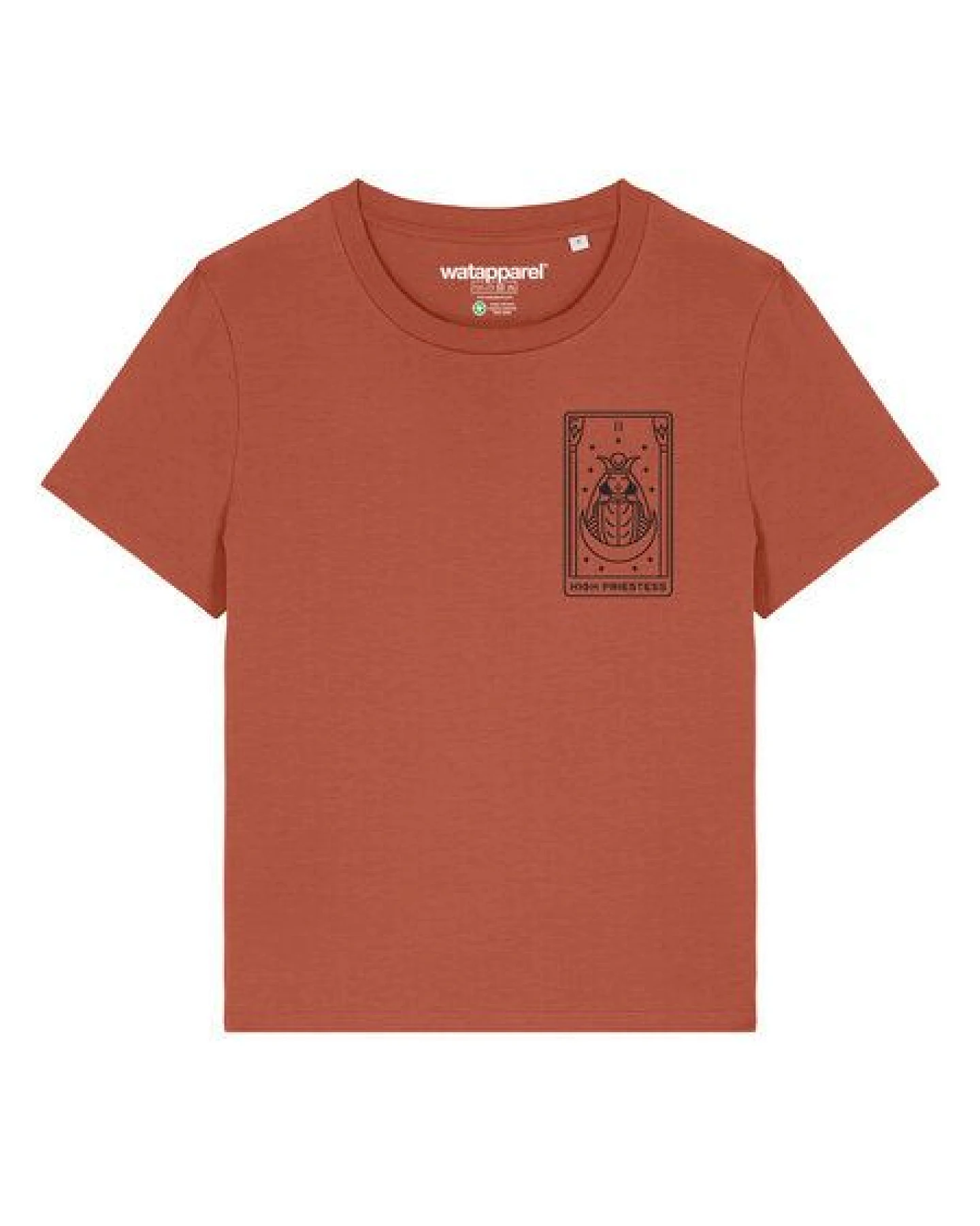 watapparel T-Shirt Frauen Tarot High Priestess – Ansicht 2