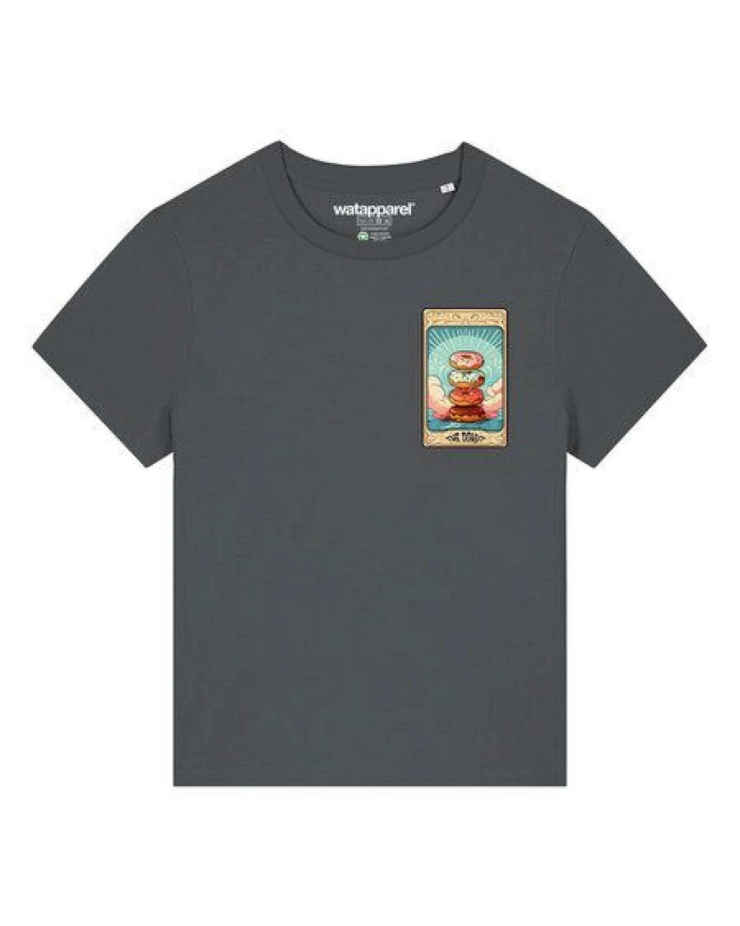 watapparel T-Shirt Frauen Tarot The Donut – Ansicht 2