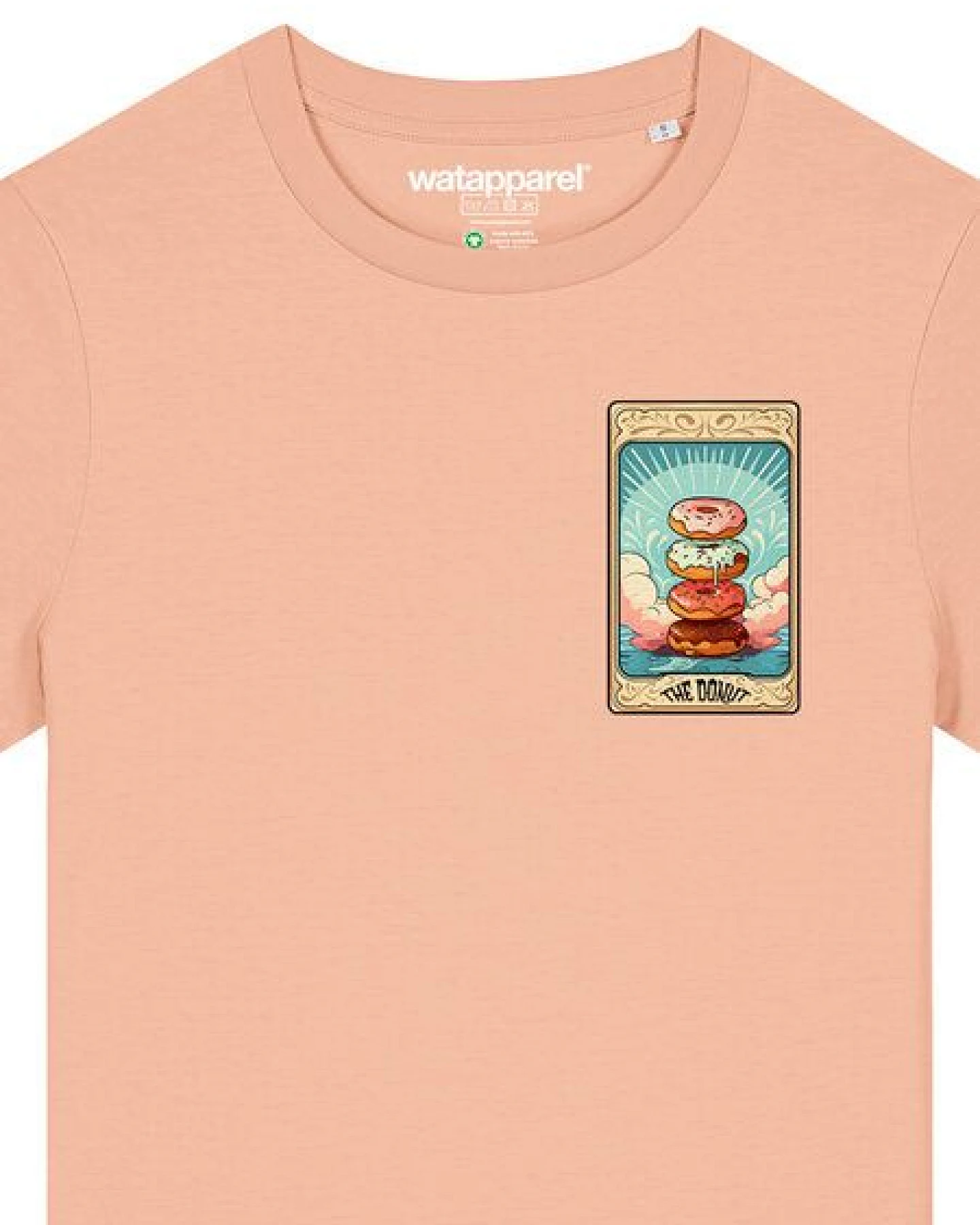 watapparel T-Shirt Frauen Tarot The Donut – Ansicht 3