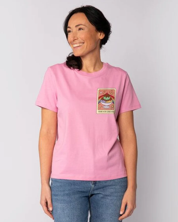 watapparel T-Shirt Frauen Tarot The Ice Cream