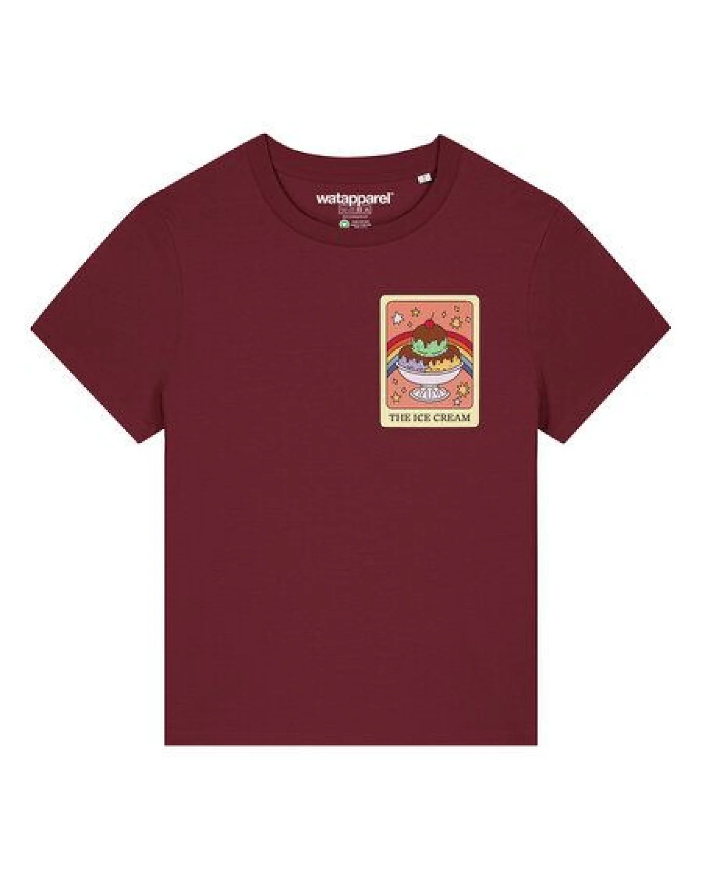 watapparel T-Shirt Frauen Tarot The Ice Cream – Ansicht 2