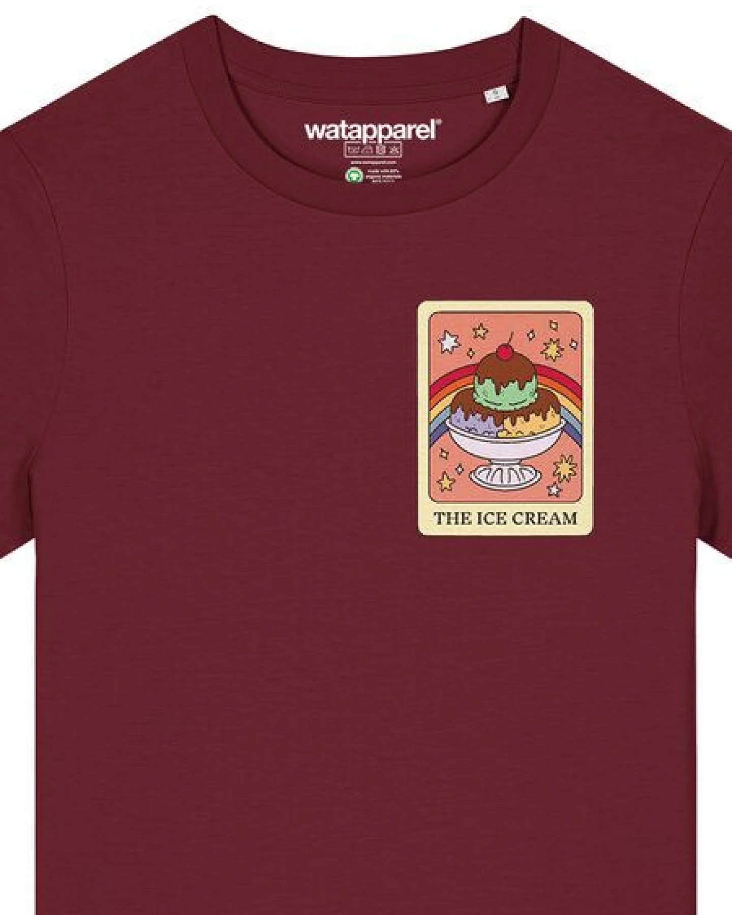 watapparel T-Shirt Frauen Tarot The Ice Cream – Ansicht 3