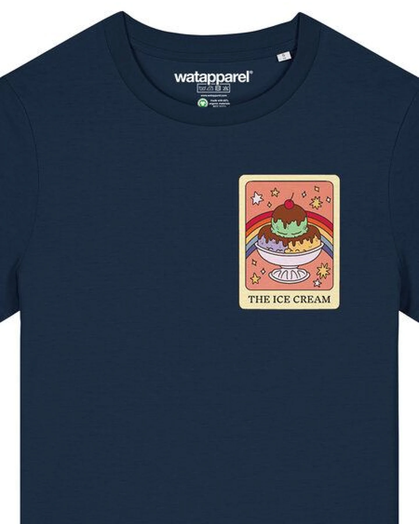 watapparel T-Shirt Frauen Tarot The Ice Cream – Ansicht 3