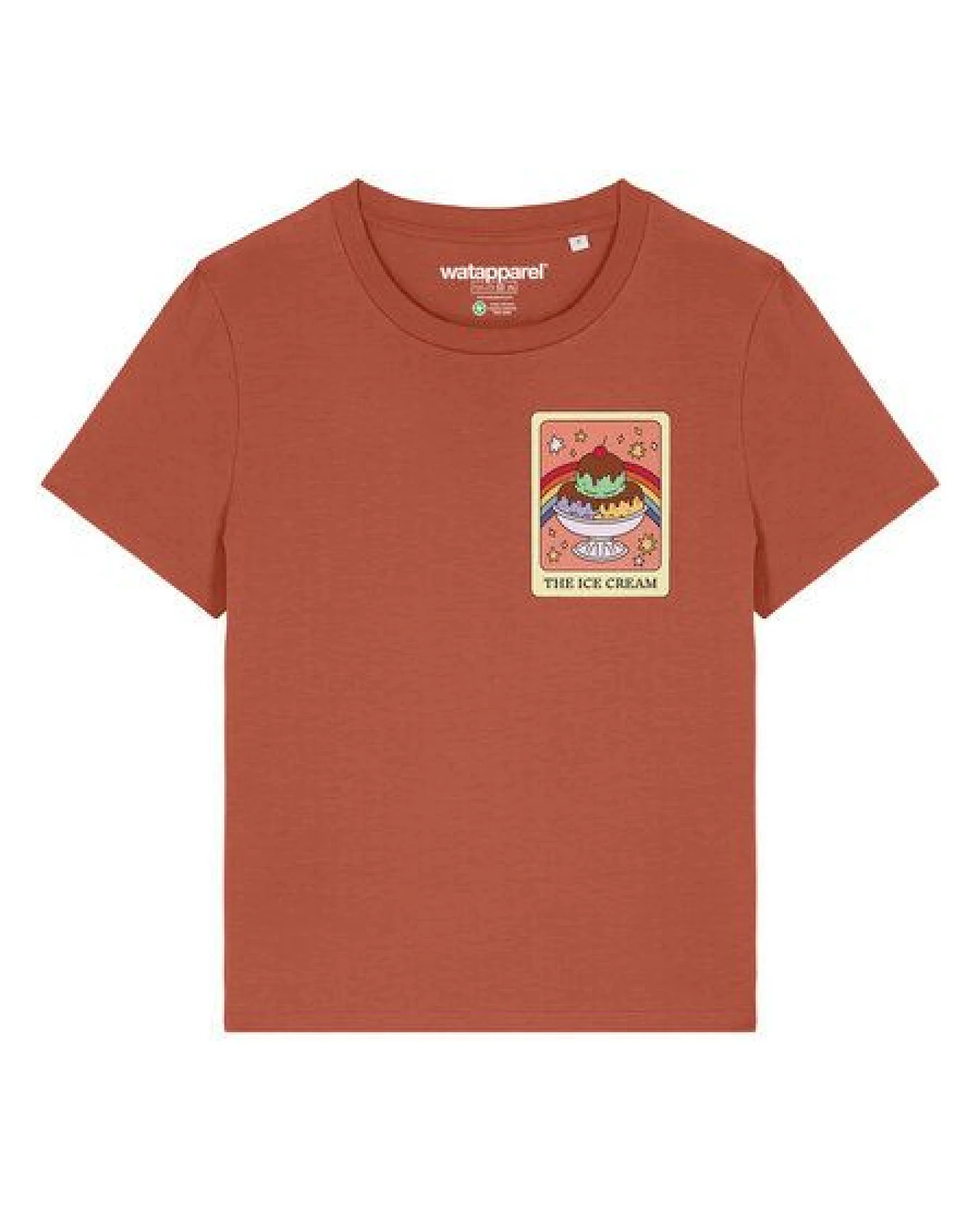 watapparel T-Shirt Frauen Tarot The Ice Cream – Ansicht 2
