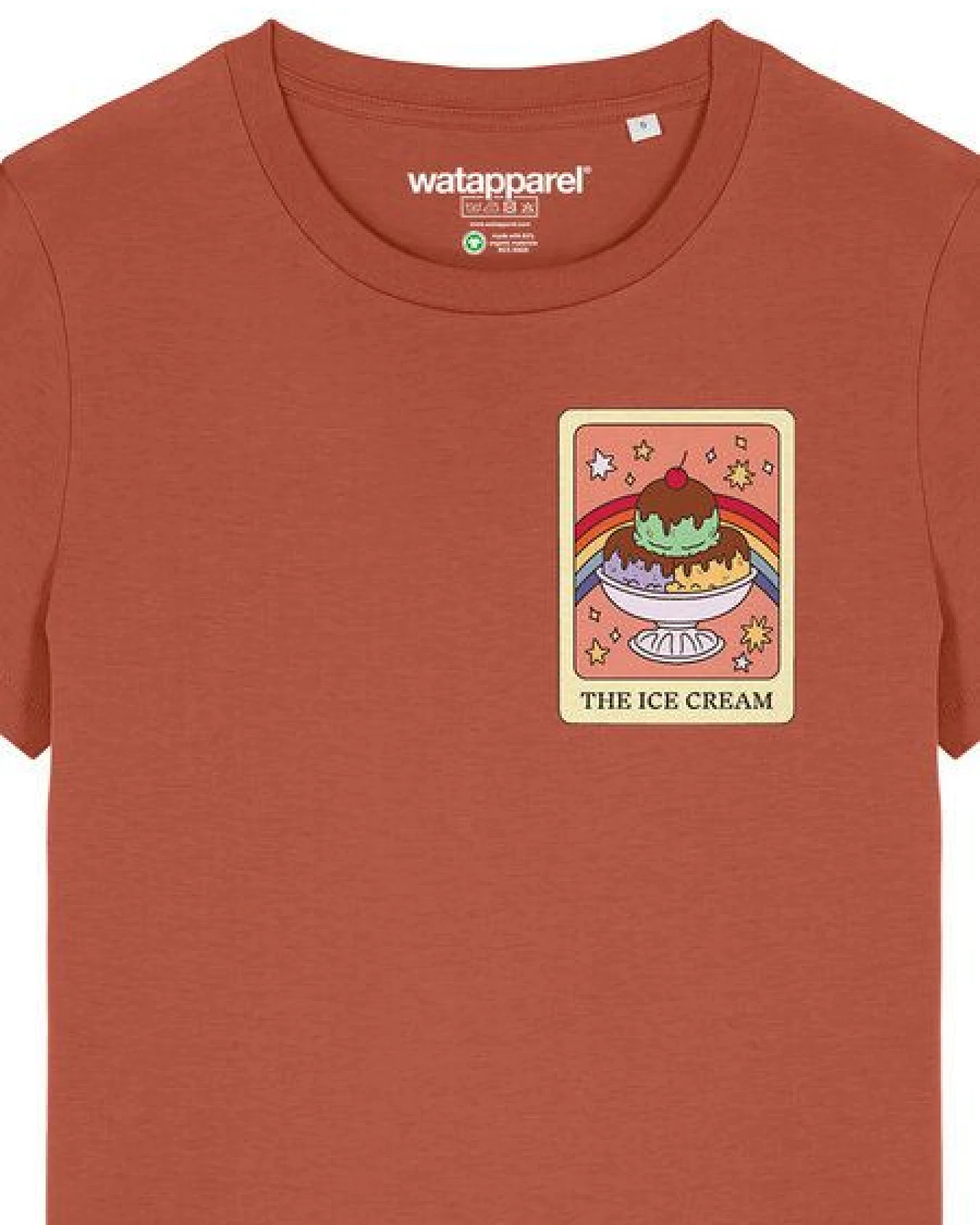 watapparel T-Shirt Frauen Tarot The Ice Cream – Ansicht 3