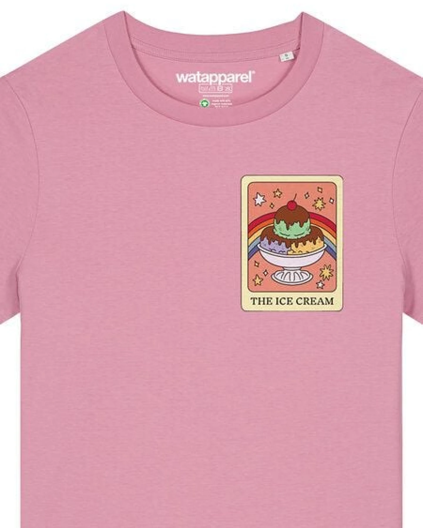 watapparel T-Shirt Frauen Tarot The Ice Cream – Ansicht 3