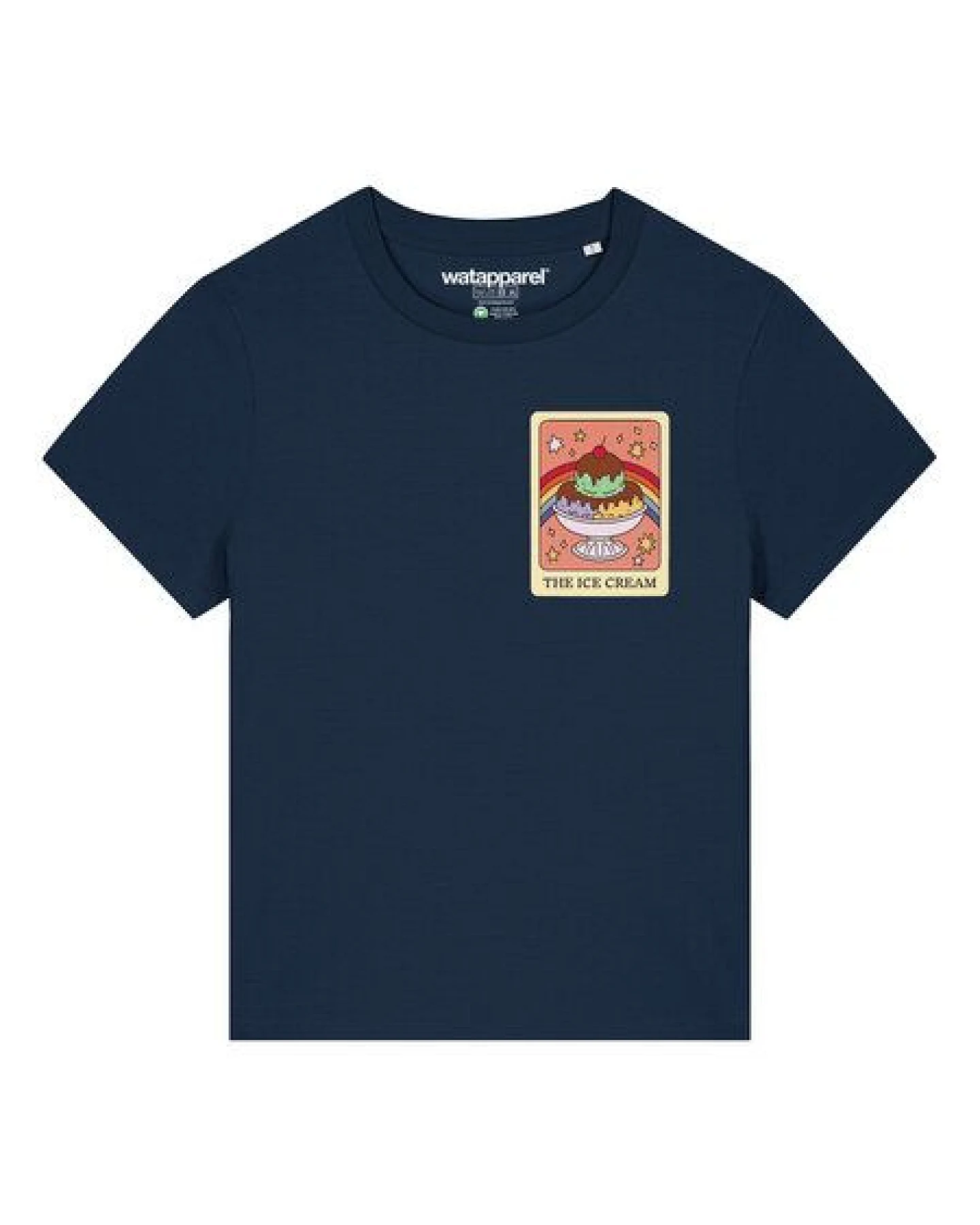watapparel T-Shirt Frauen Tarot The Ice Cream – Ansicht 2
