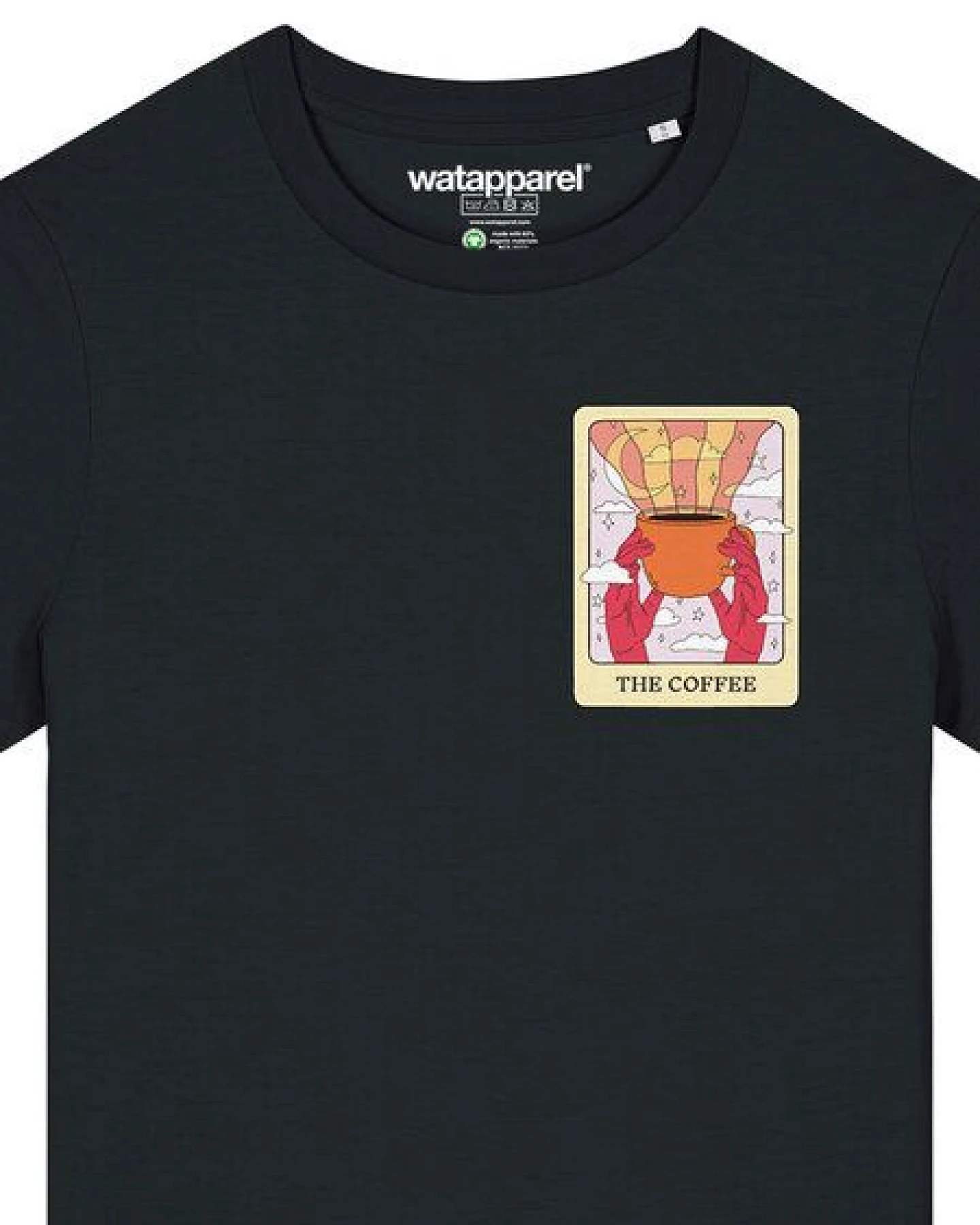 watapparel T-Shirt Frauen Tarot The Coffee – Ansicht 3
