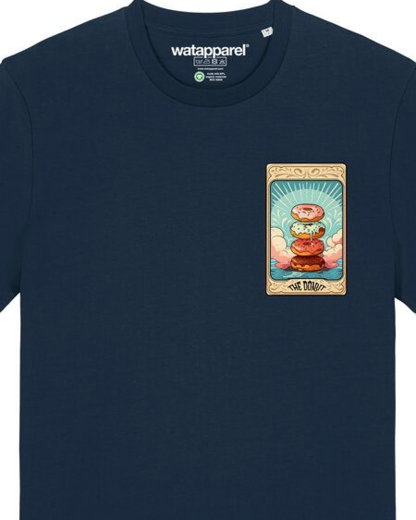 watapparel T-Shirt Unisex Tarot The Donut – Ansicht 3