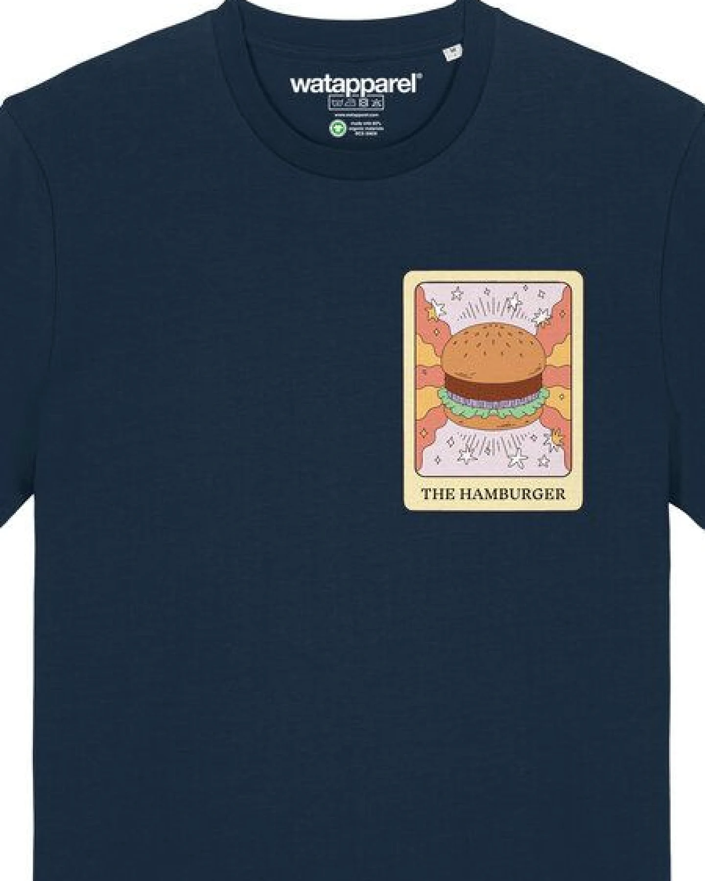 watapparel T-Shirt Unisex Tarot The Hamburger – Ansicht 3