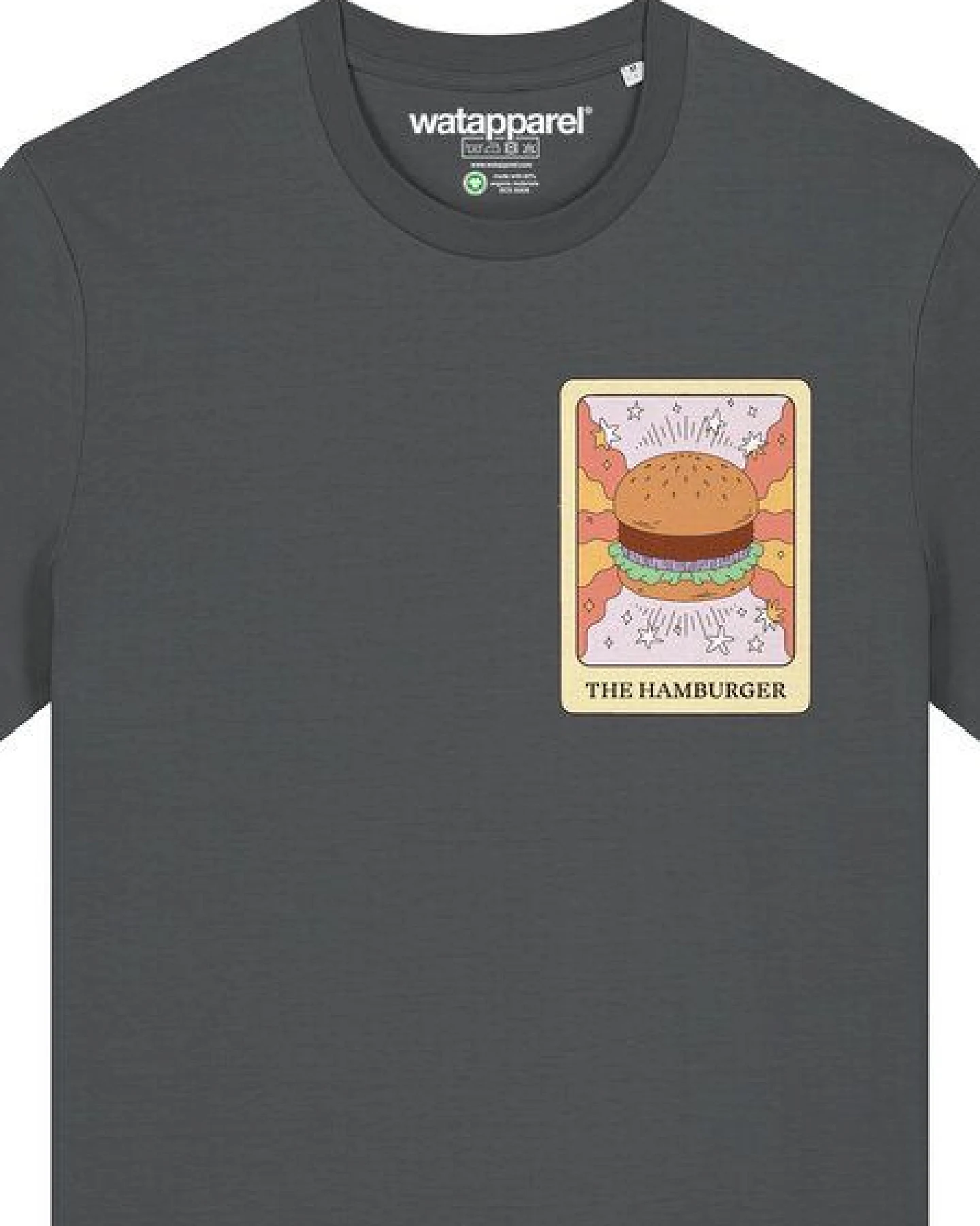 watapparel T-Shirt Unisex Tarot The Hamburger – Ansicht 3