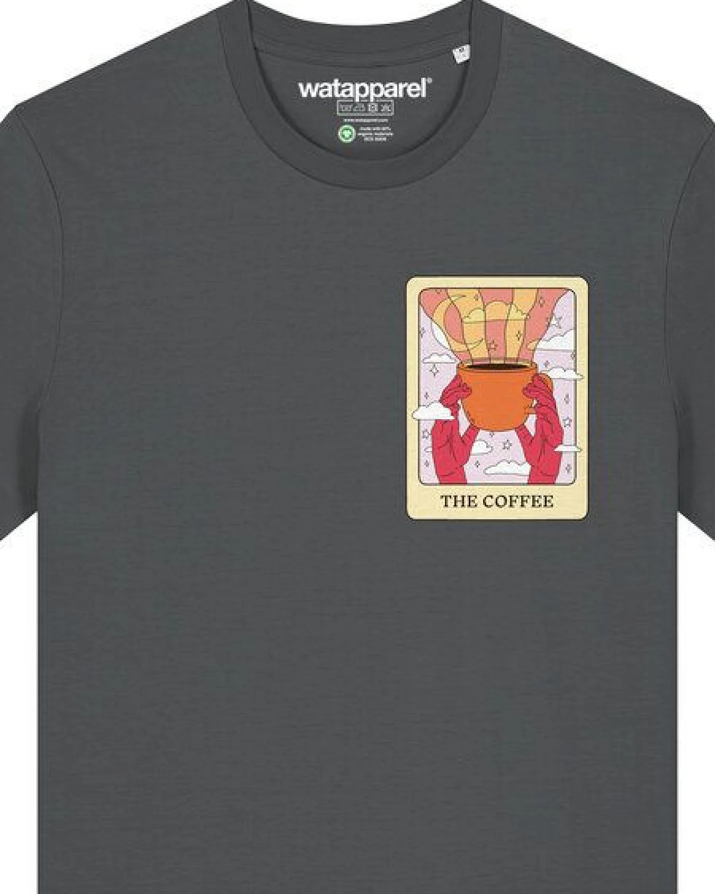 watapparel T-Shirt Unisex Tarot The Coffee – Ansicht 3