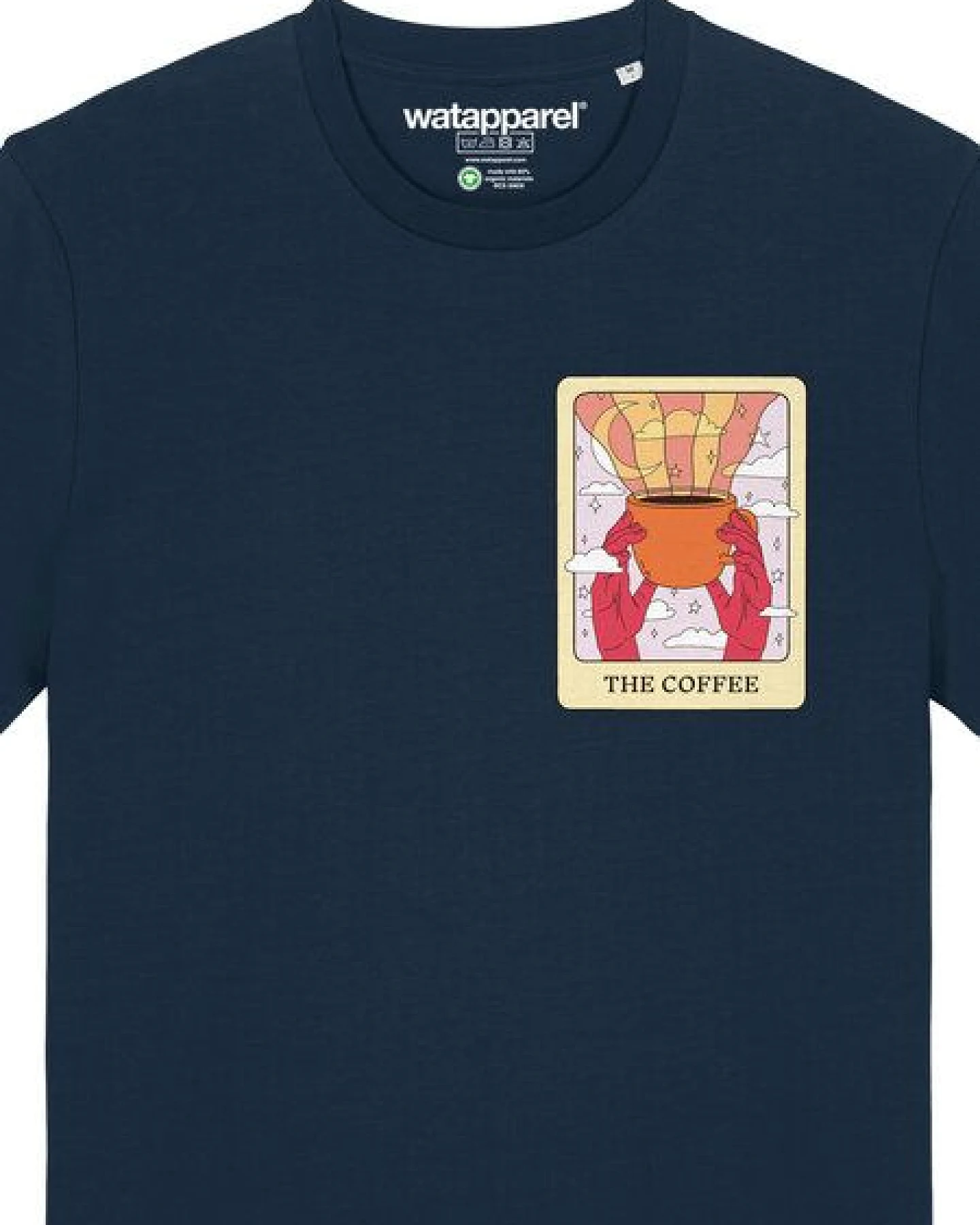 watapparel T-Shirt Unisex Tarot The Coffee – Ansicht 3