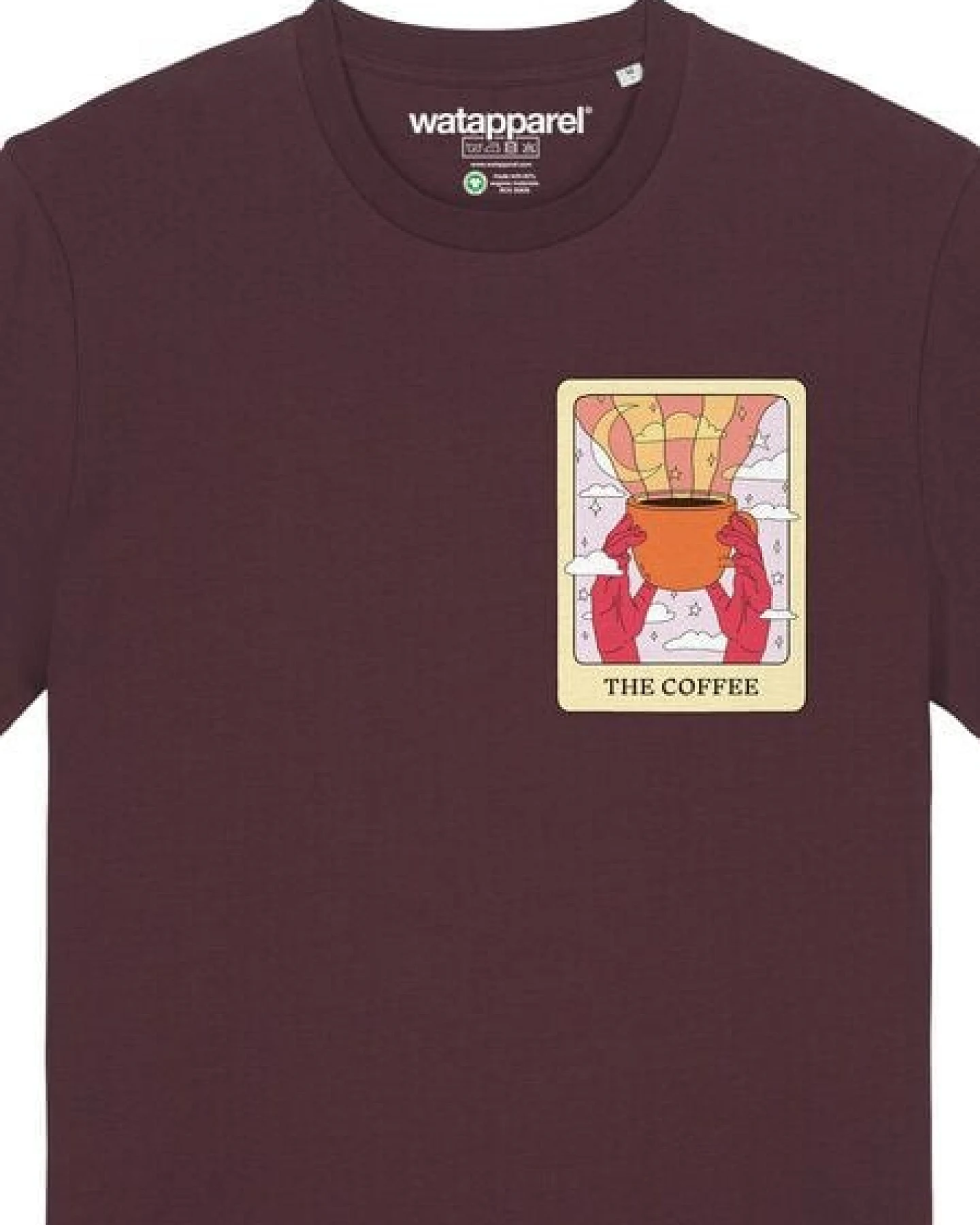 watapparel T-Shirt Unisex Tarot The Coffee – Ansicht 3